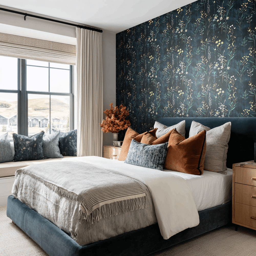 Lillia Wallpaper - Painted Paper