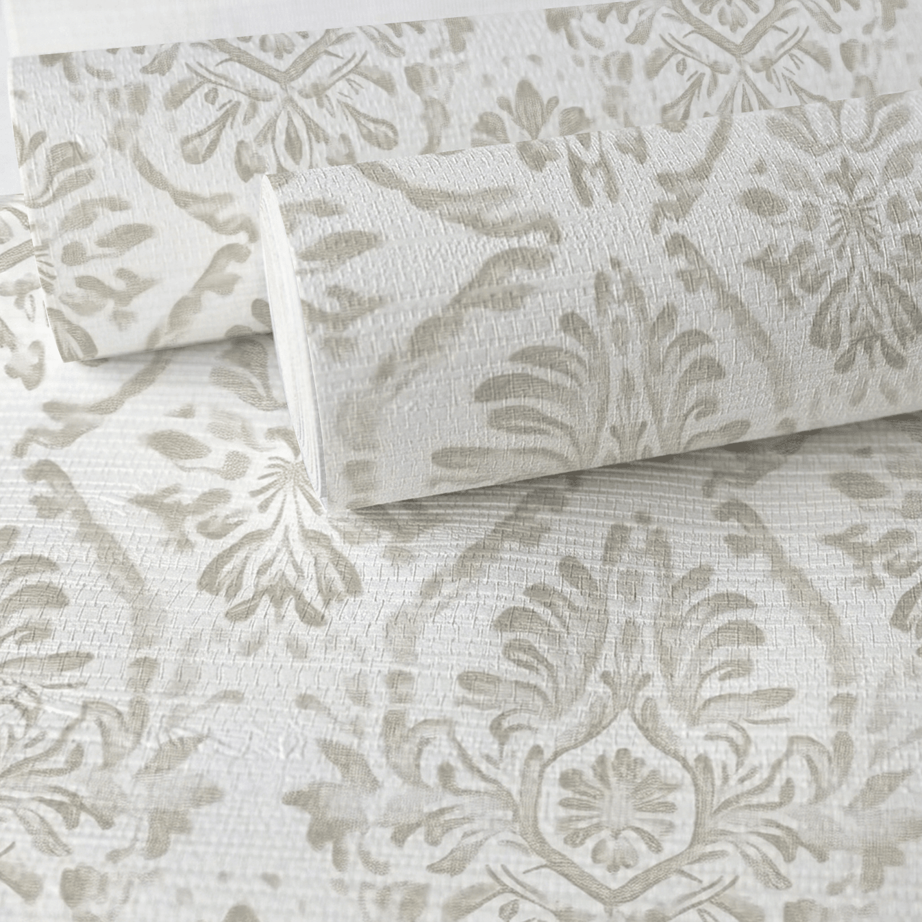 Lillian Faux Grasscloth Wallpaper - Painted Paper
