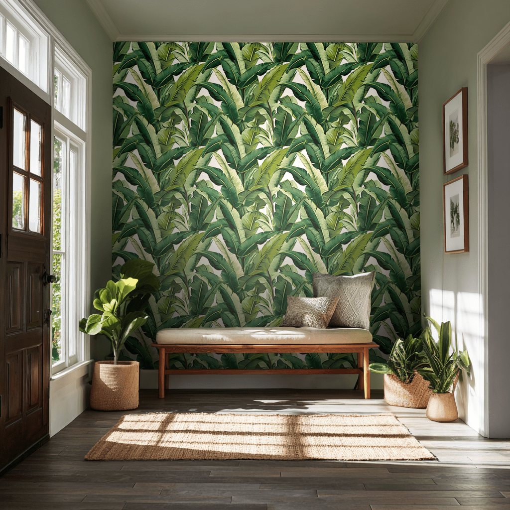 Lilya Tropical Wallpaper - Painted Paper