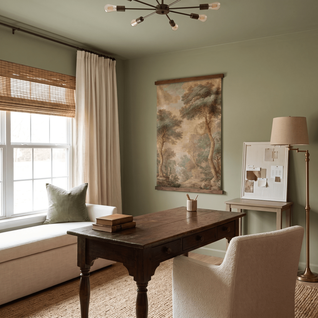 Linen Treeline - Tapestry - Painted Paper