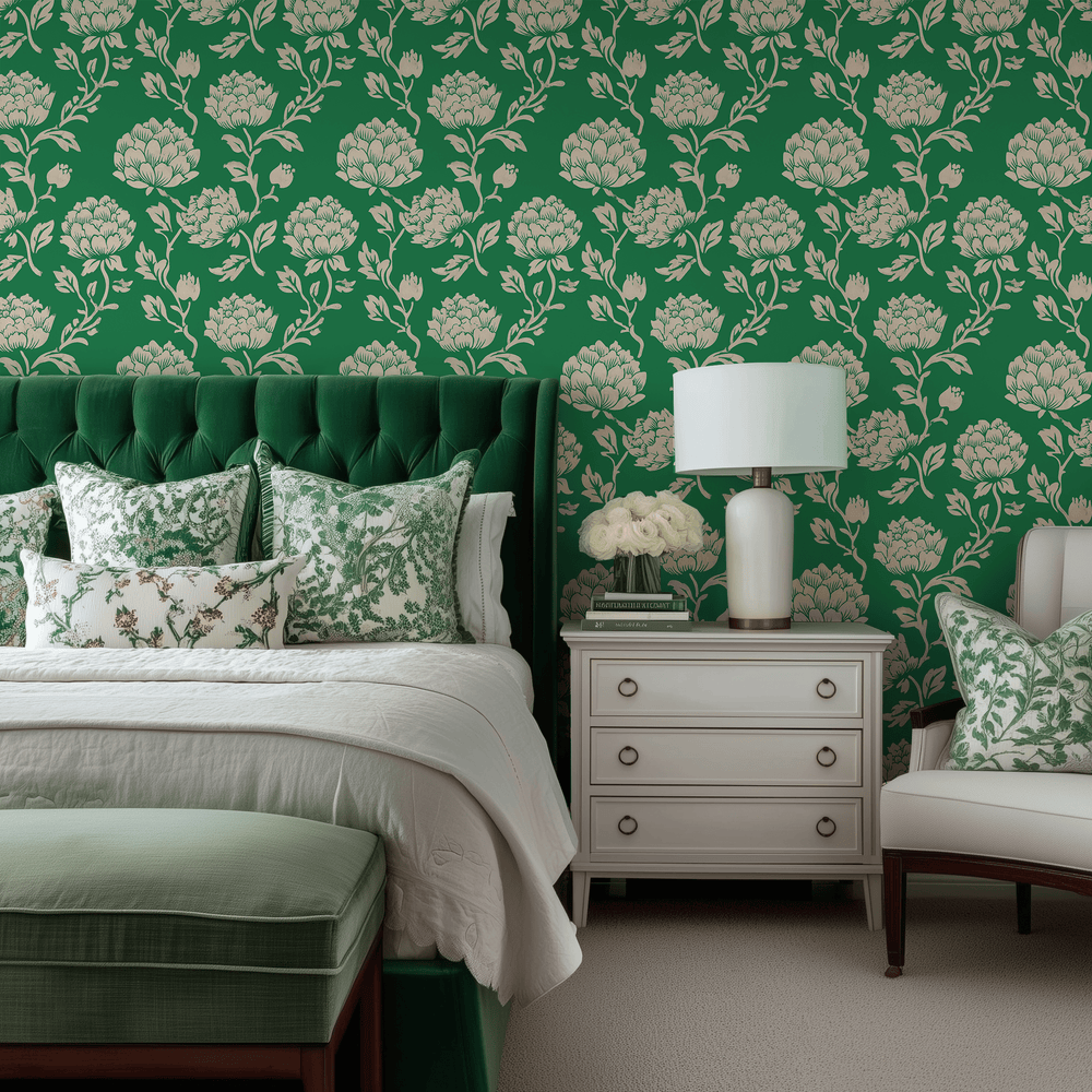 Linnea Wallpaper - Painted Paper