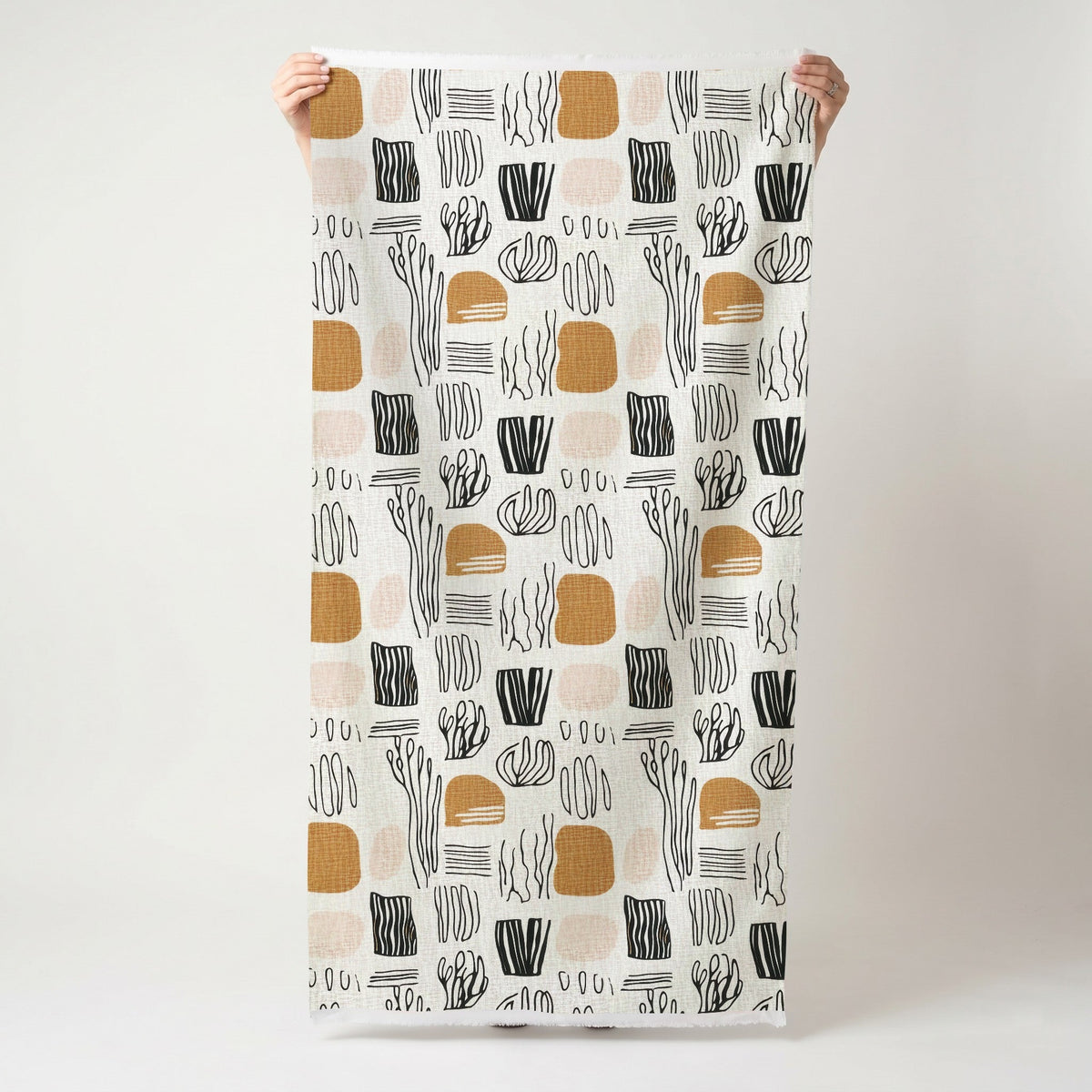 Liora - Fabric - Painted Paper