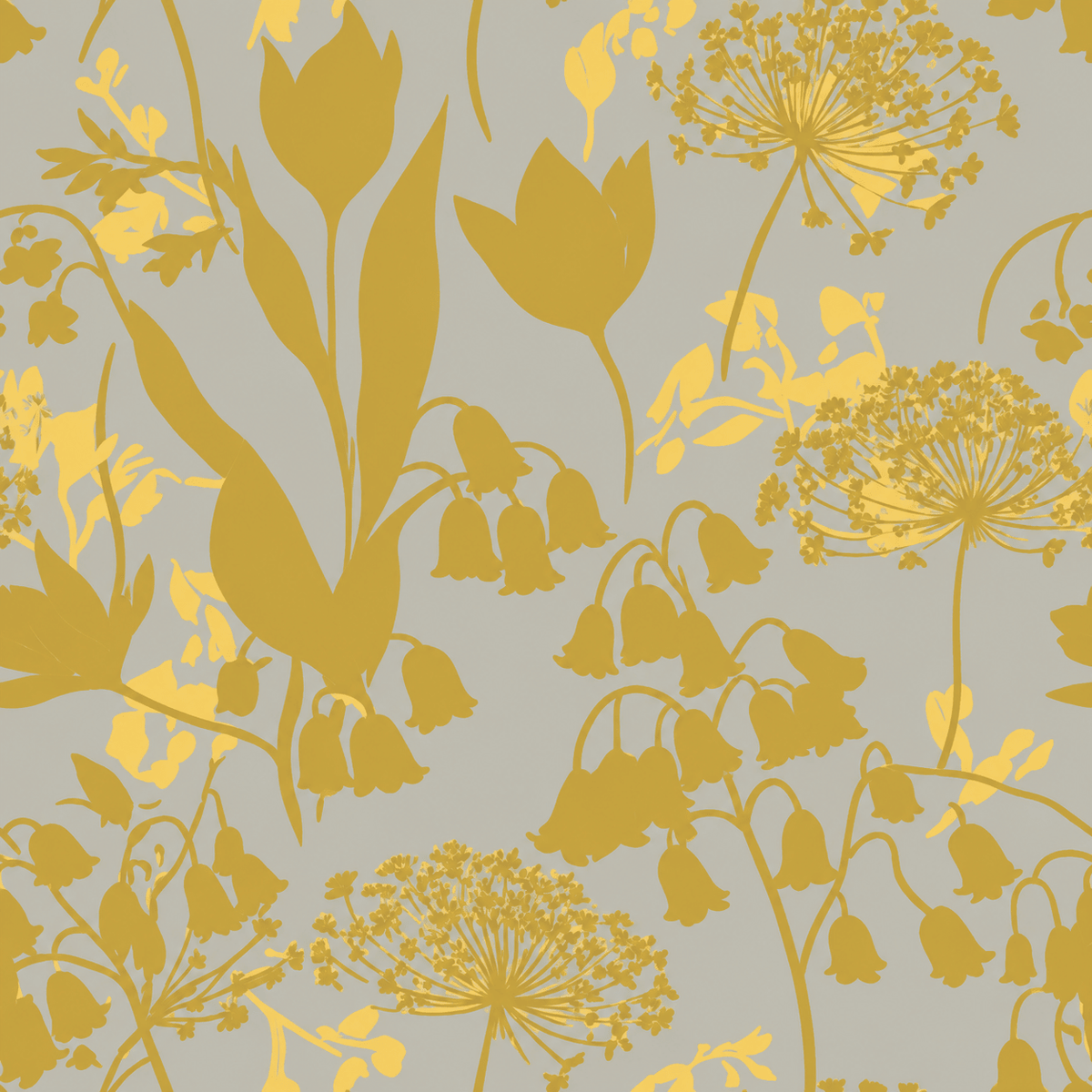 Little Luxuries - Gold Wallpaper - Painted Paper