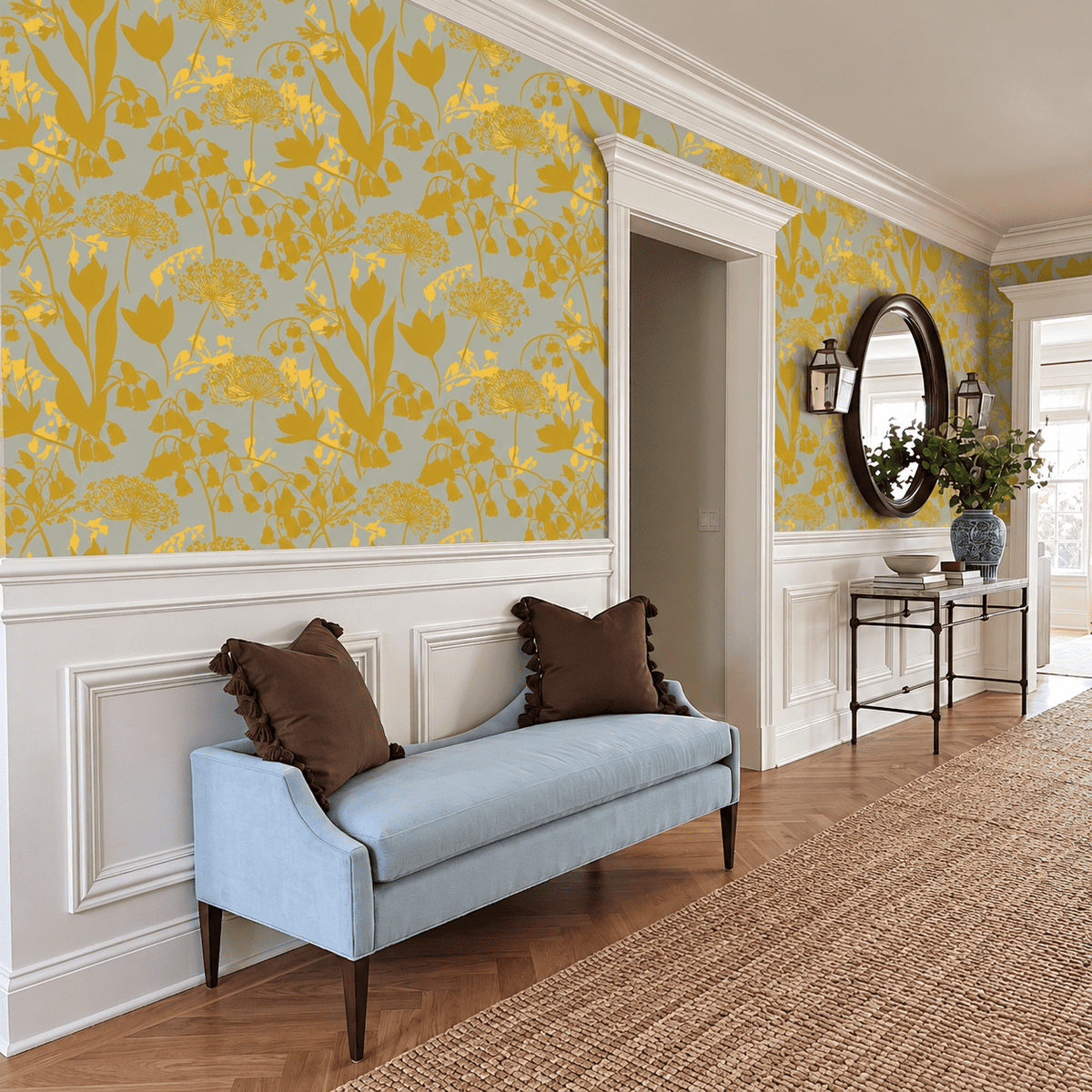 Little Luxuries - Gold Wallpaper - Painted Paper