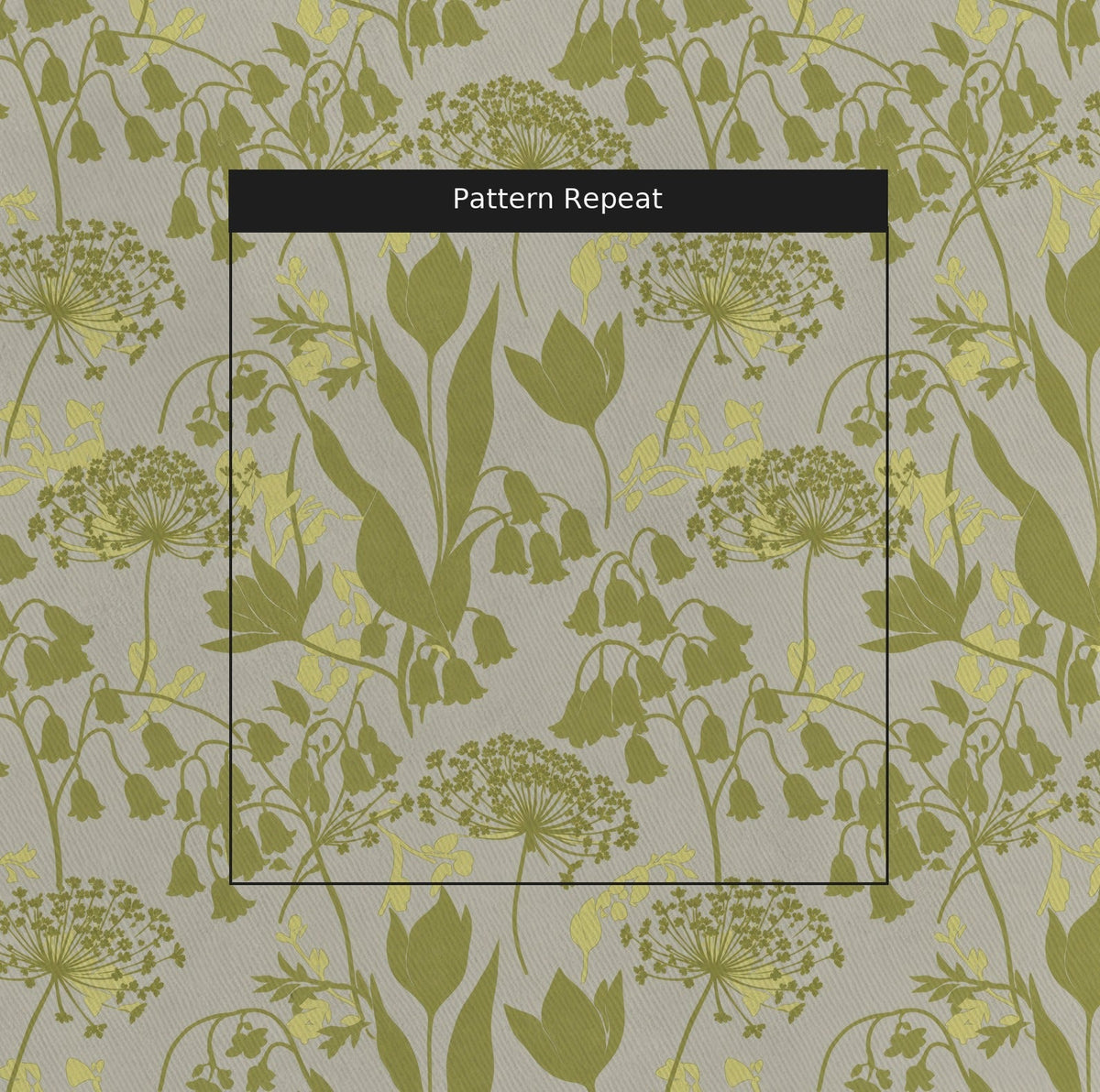 Little Luxuries - Olive - Fabric - Painted Paper