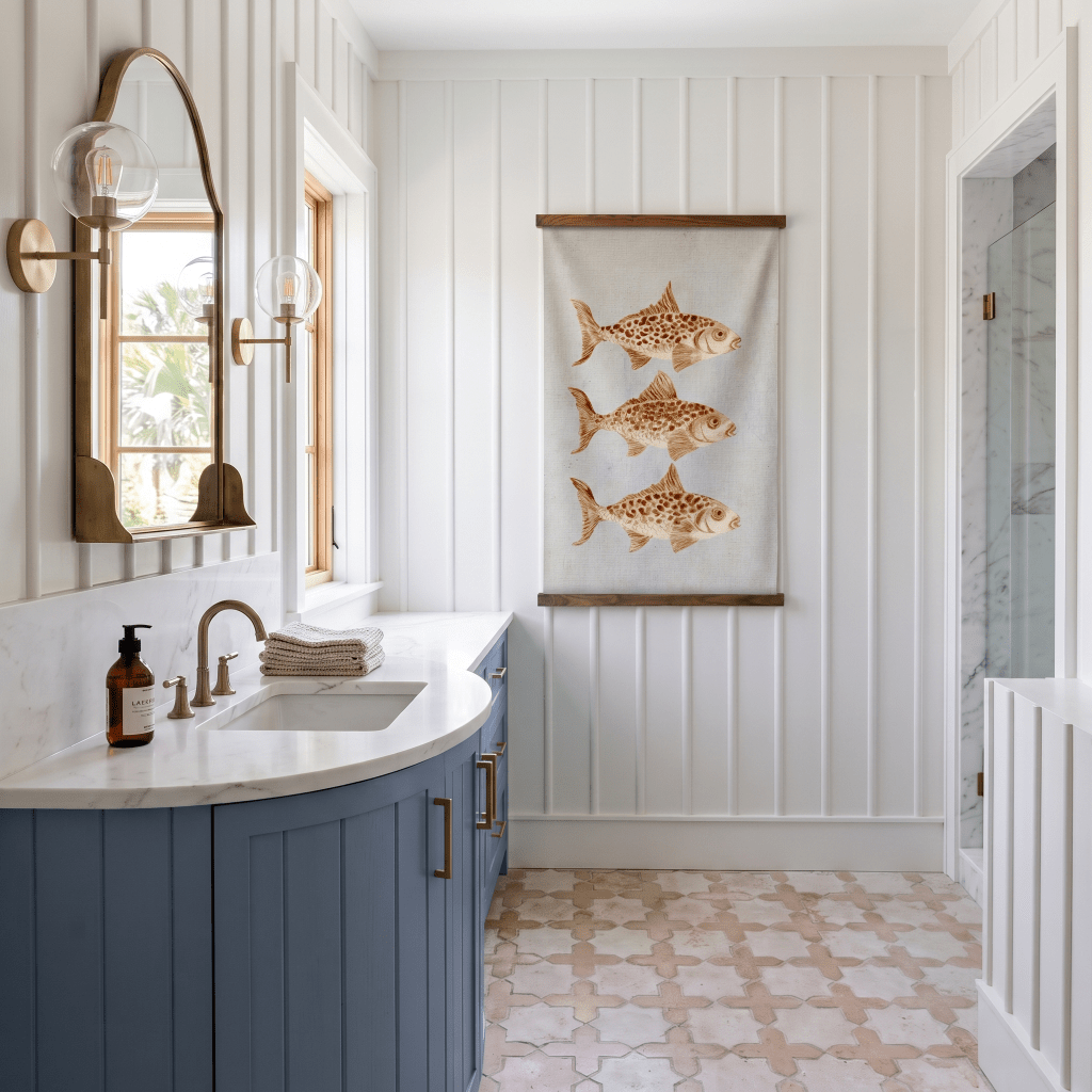 Little Pond - Tapestry - Painted Paper