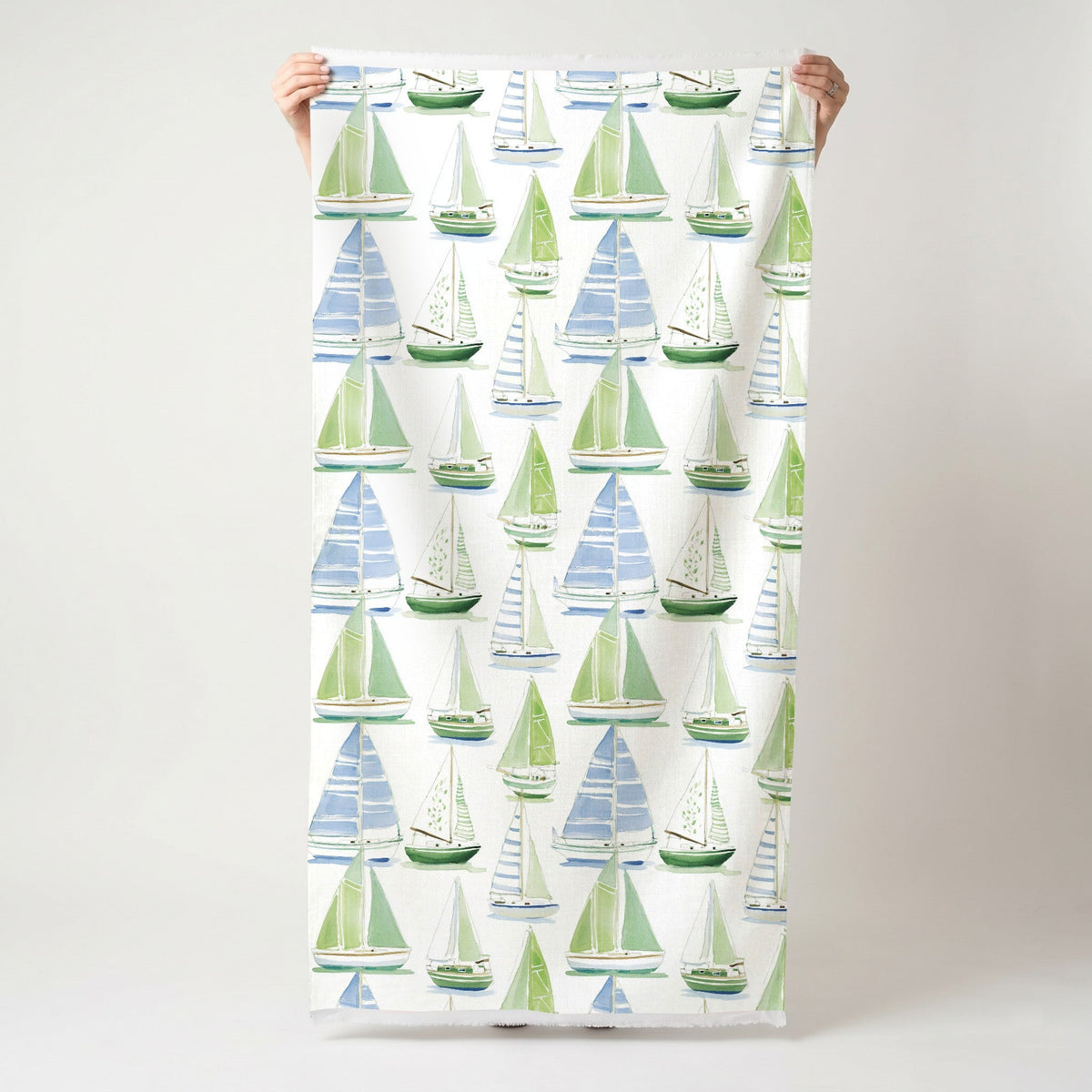 Little Sailer - Fabric - Painted Paper