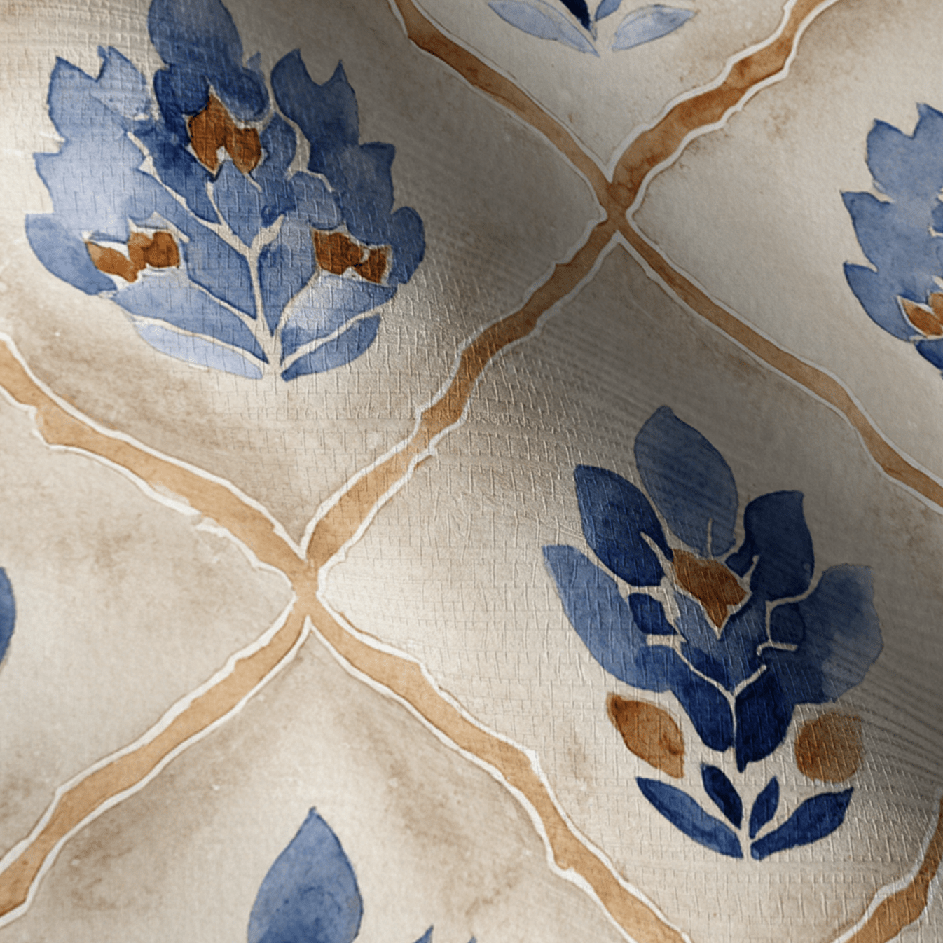 Lotusvale Faux Grasscloth Wallpaper - Painted Paper