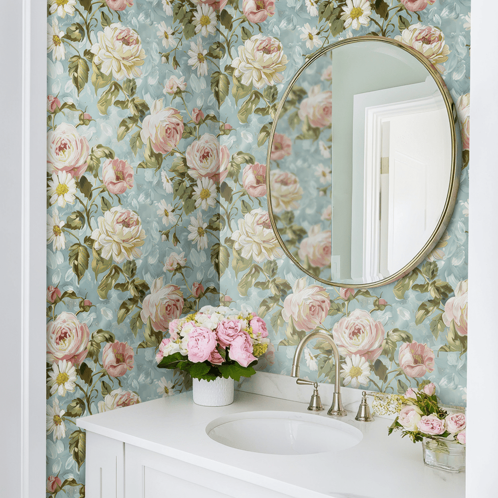 Louisa Floral Wallpaper - Painted Paper