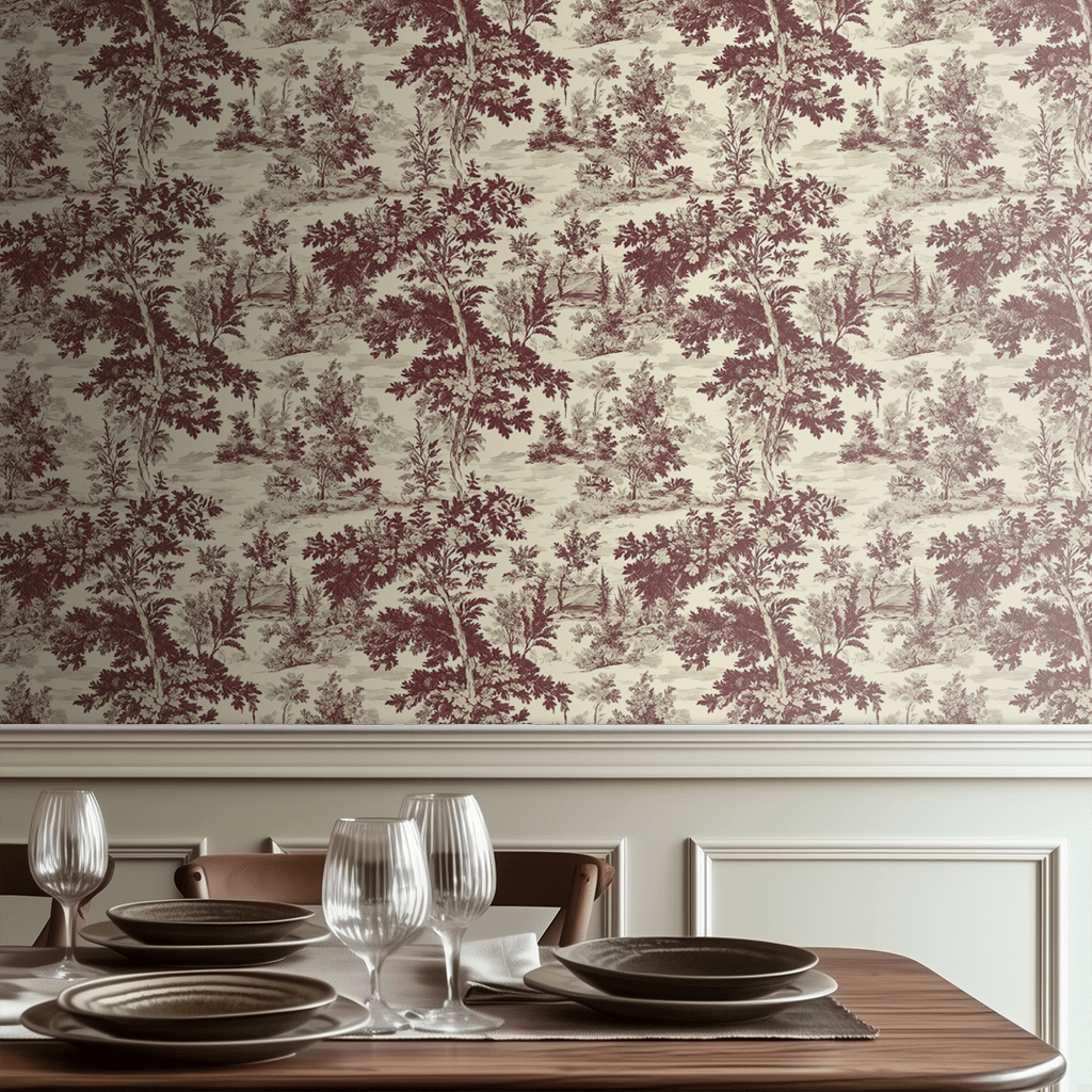 Louise Wallpaper - Painted Paper