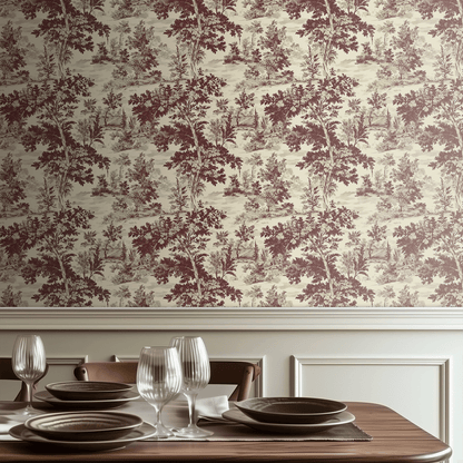 Louise Wallpaper - Painted Paper