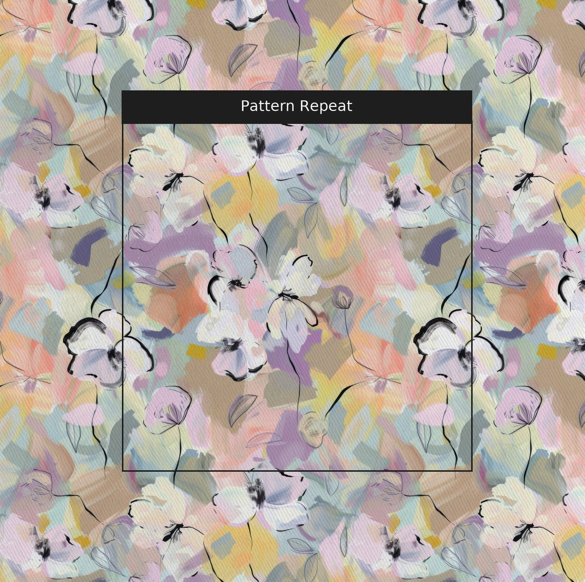 Louvenia - Fabric - Painted Paper