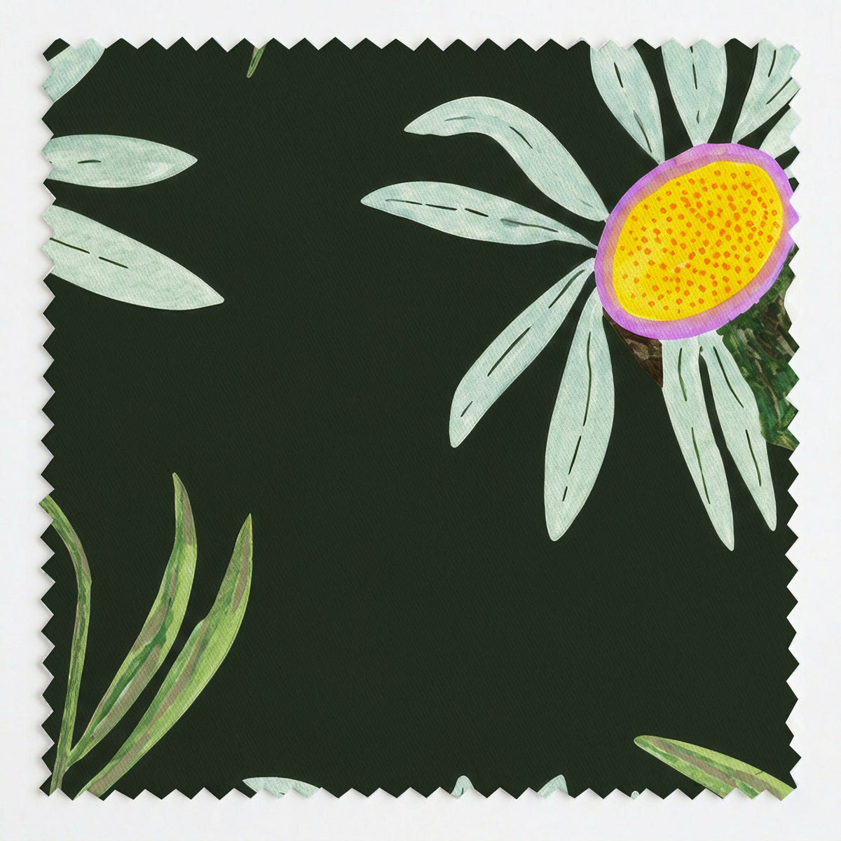 Loves Me Not - Fabric - Painted Paper