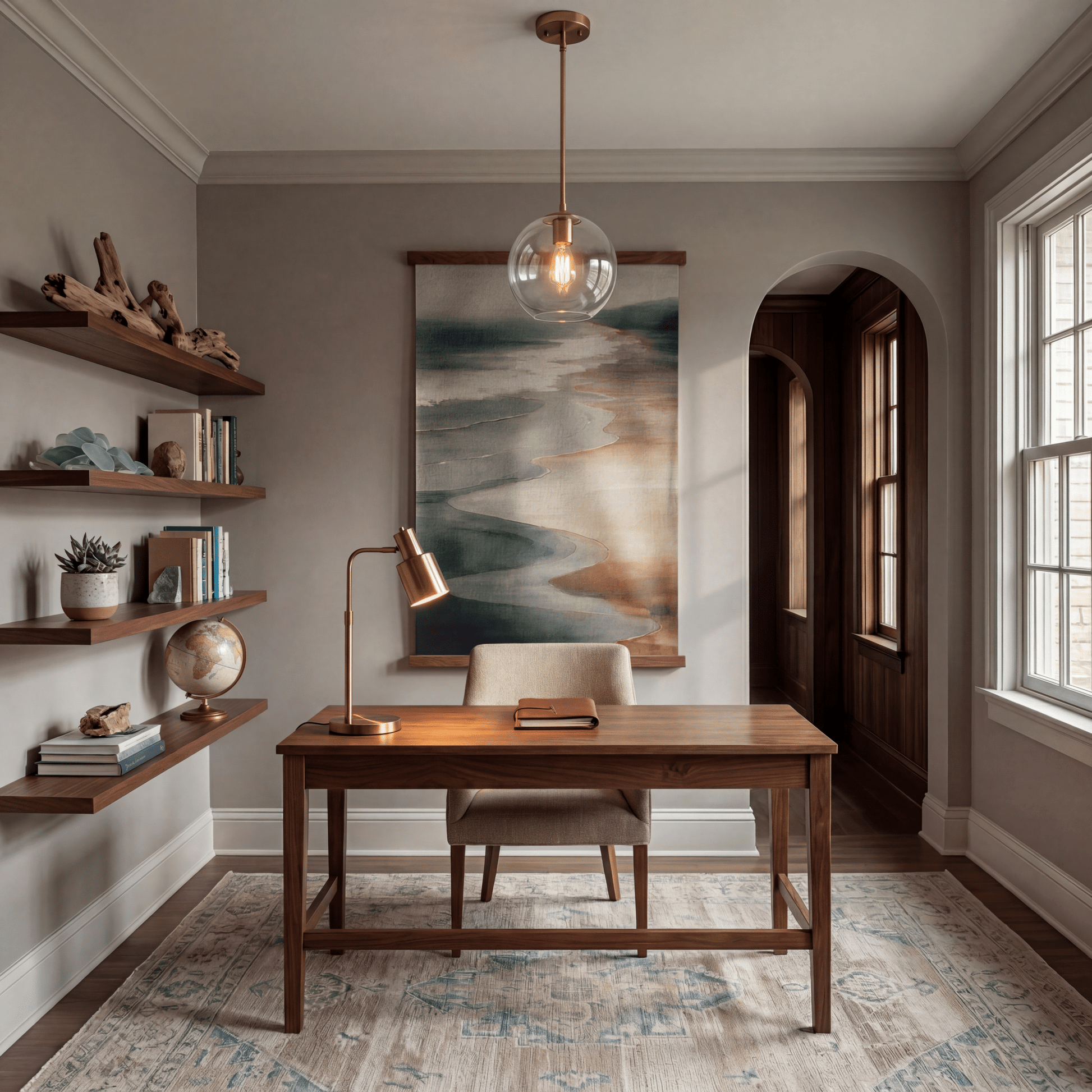 Low Tide - Tapestry - Painted Paper