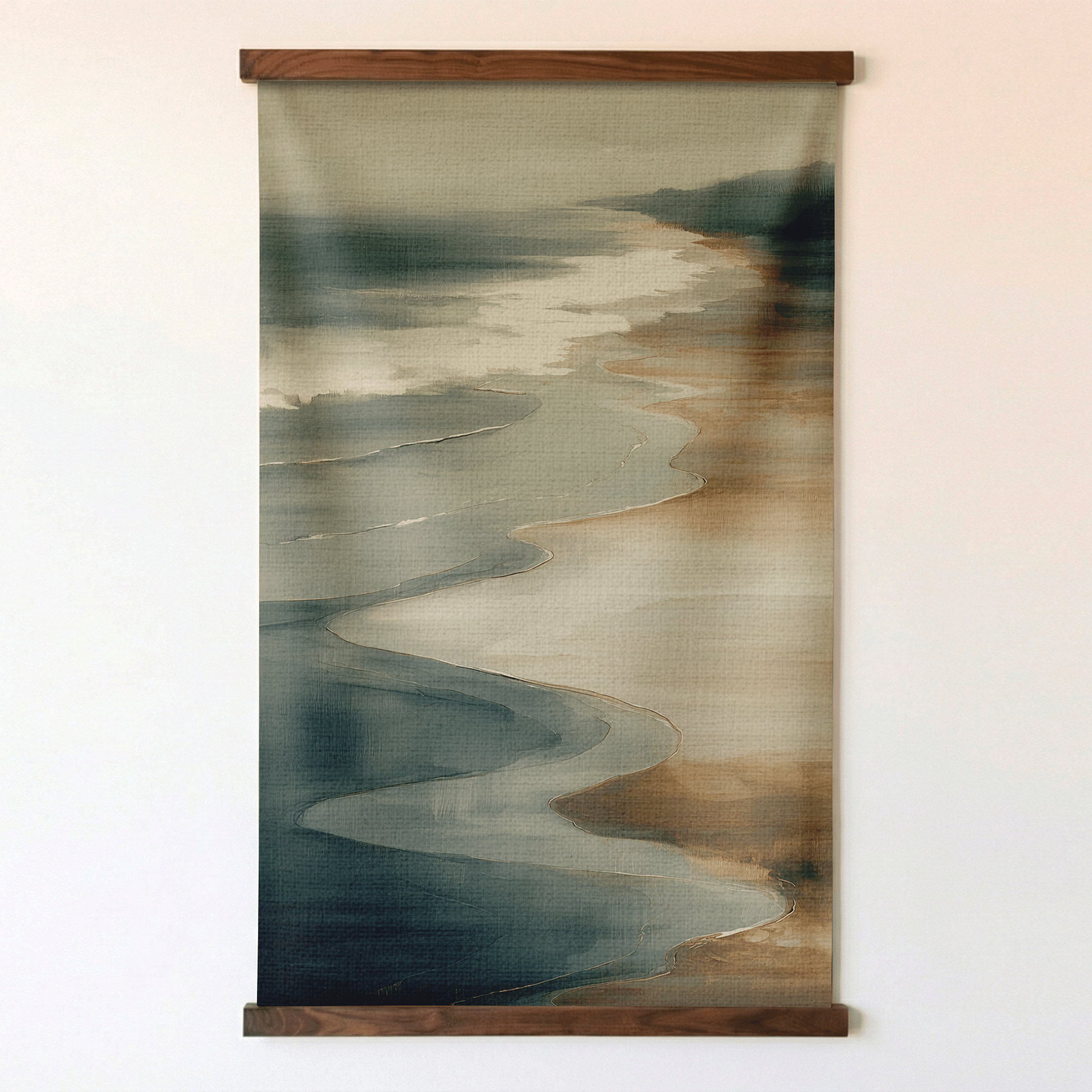 Low Tide - Tapestry - Painted Paper