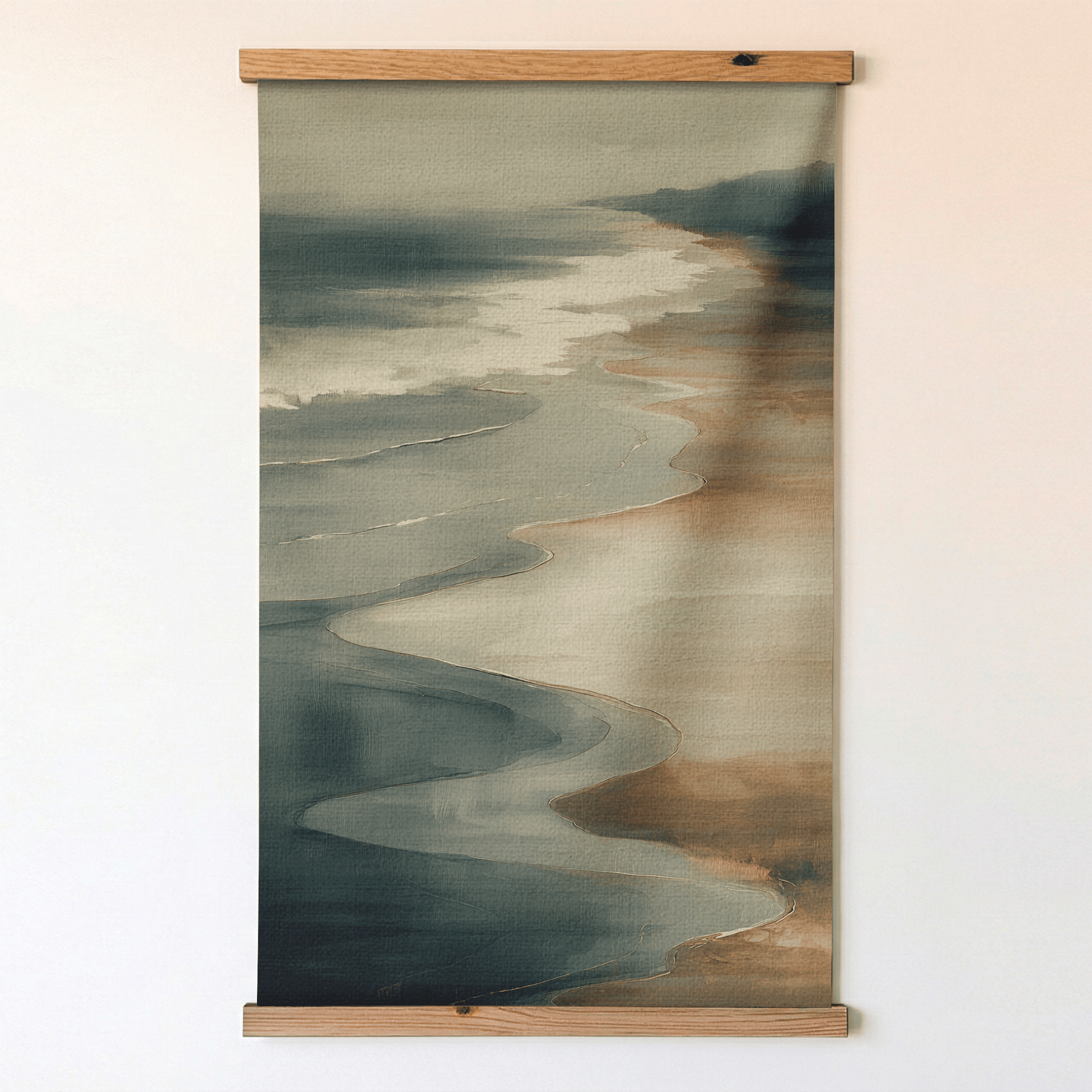 Low Tide - Tapestry - Painted Paper