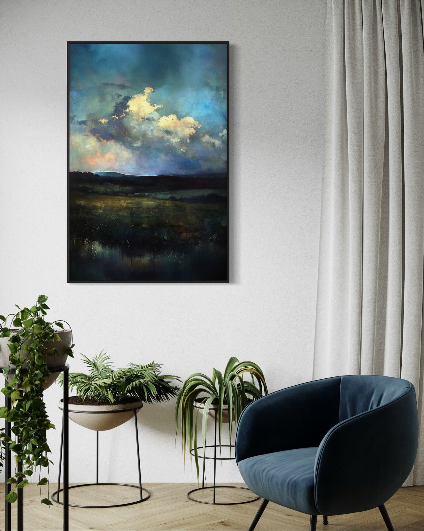 Lowell Canvas Print - Painted Paper