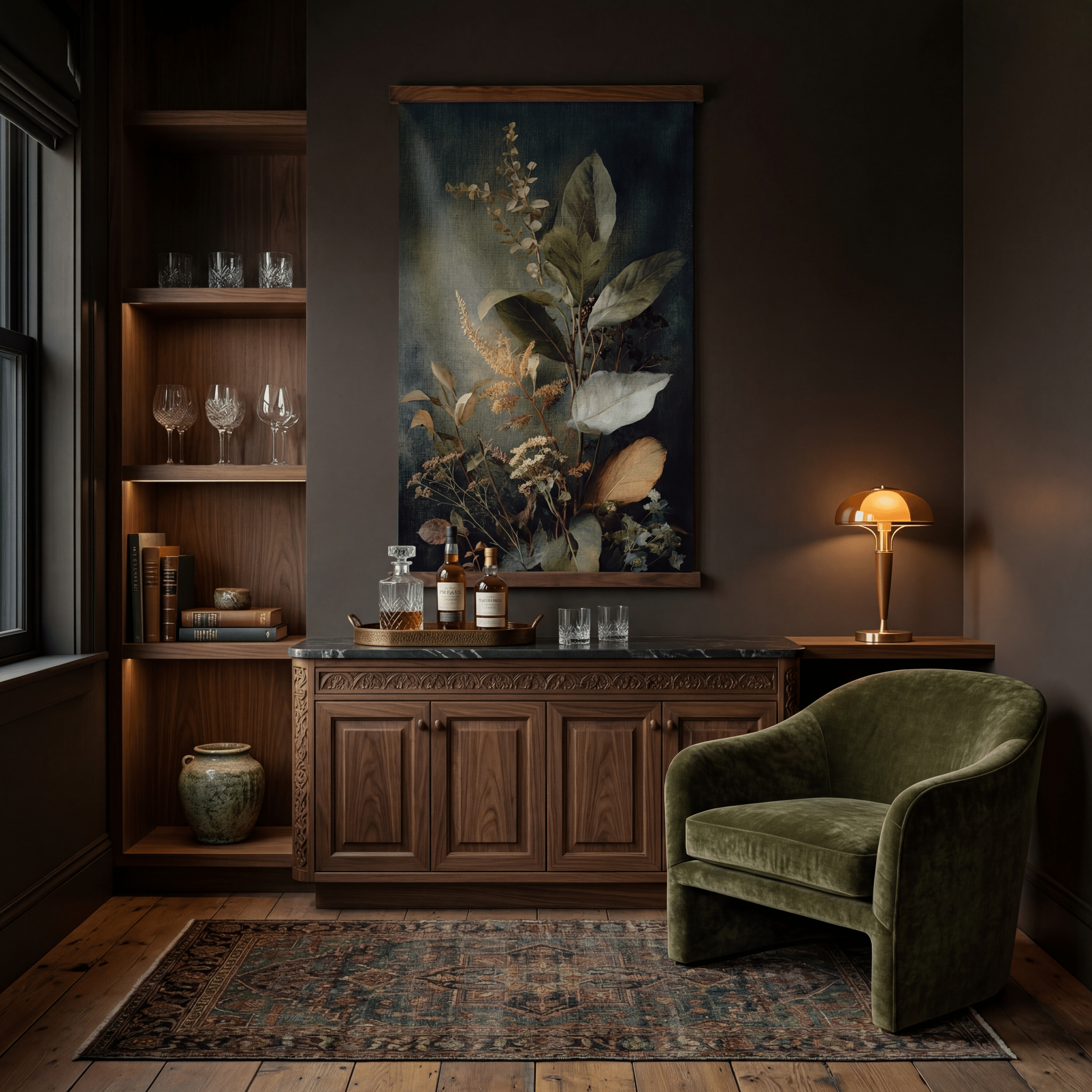 Lower Garden - Tapestry - Painted Paper
