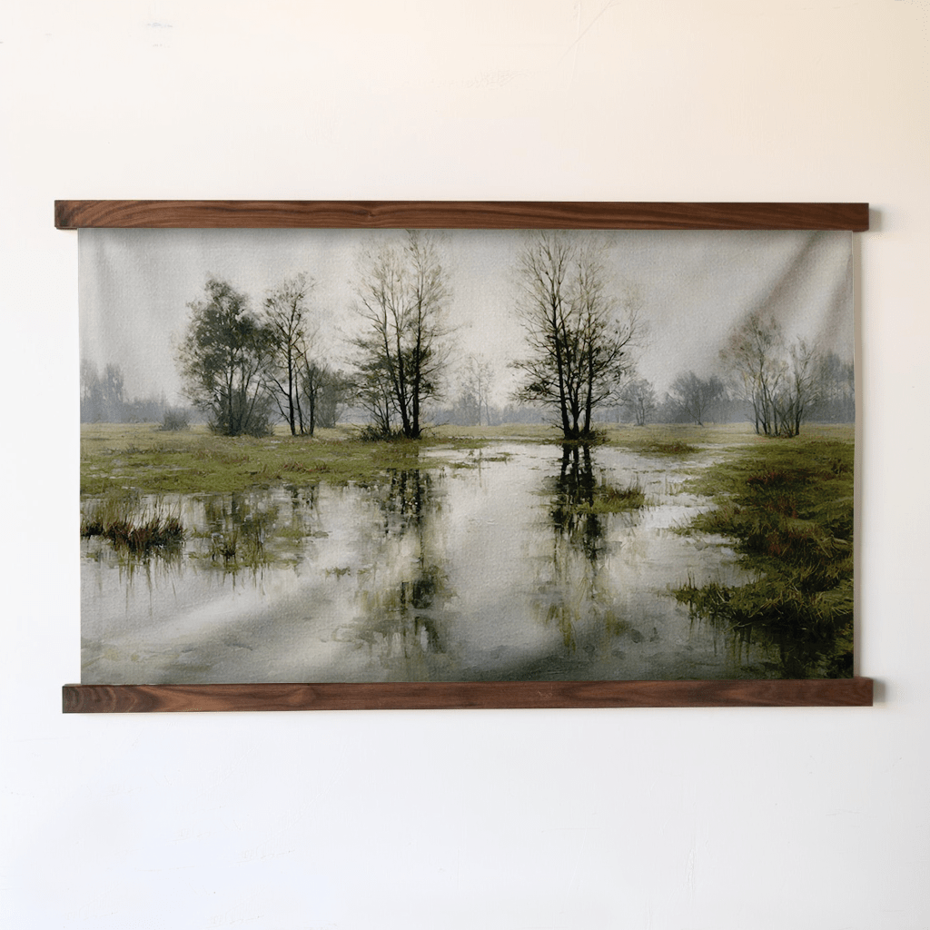 Lowlight Path - Tapestry - Painted Paper
