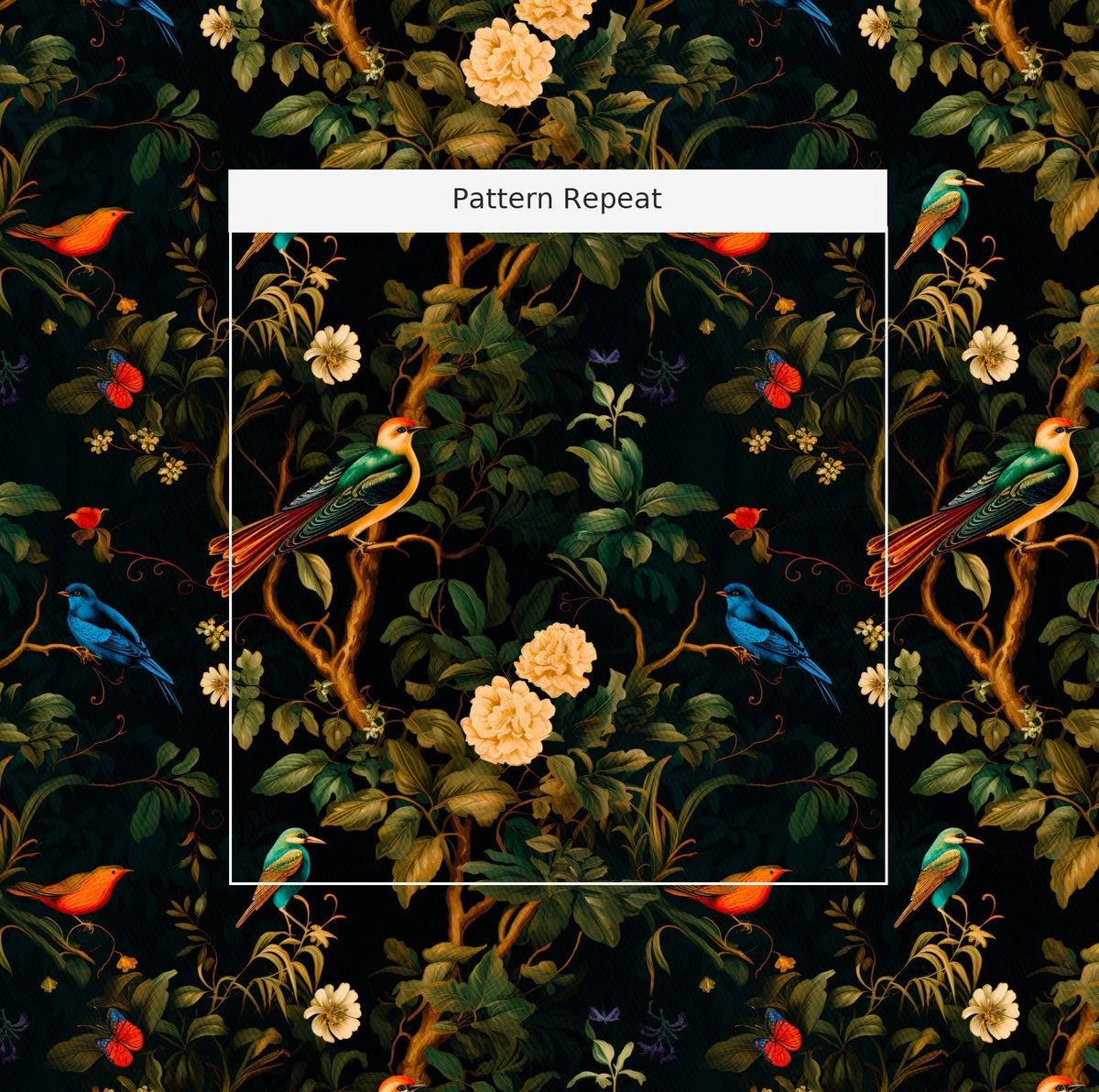 Luca Bloom - Fabric - Painted Paper