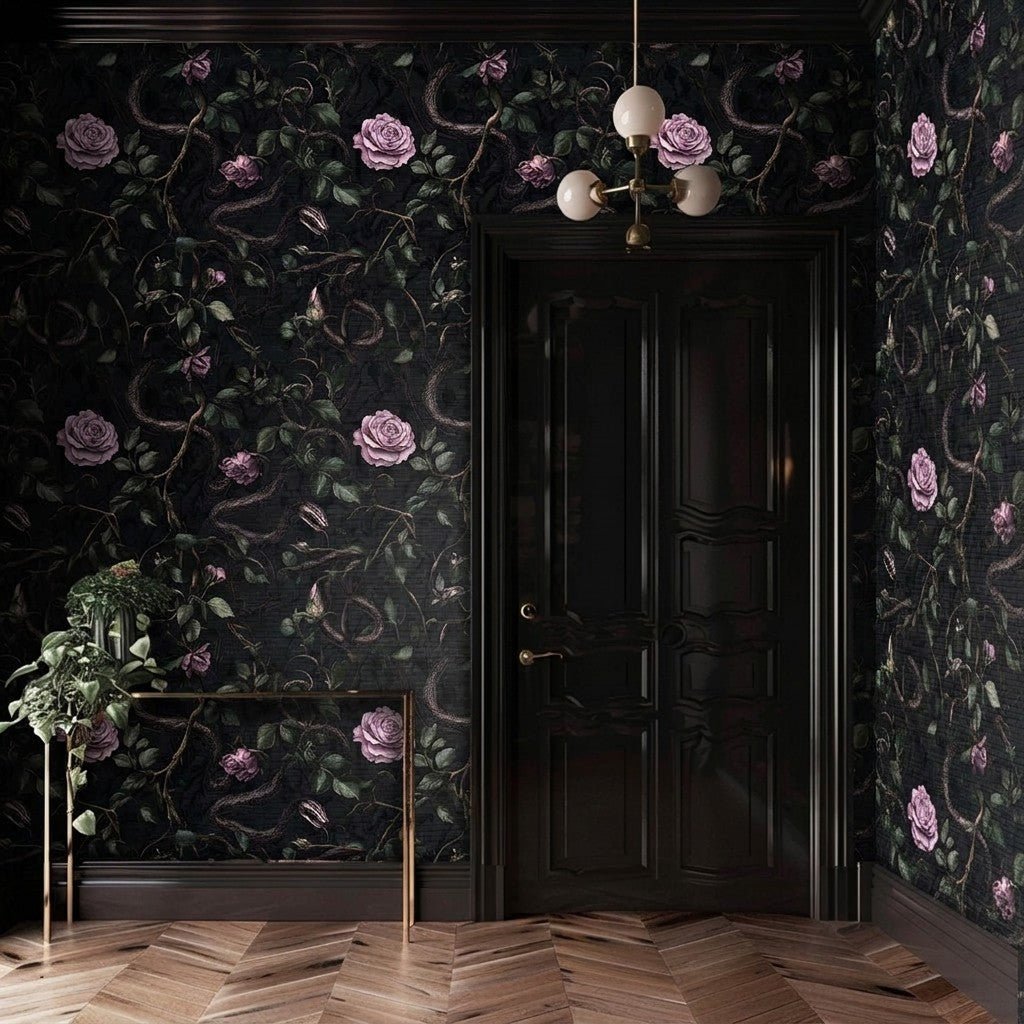 Lucien Faux Grasscloth Wallpaper - Painted Paper