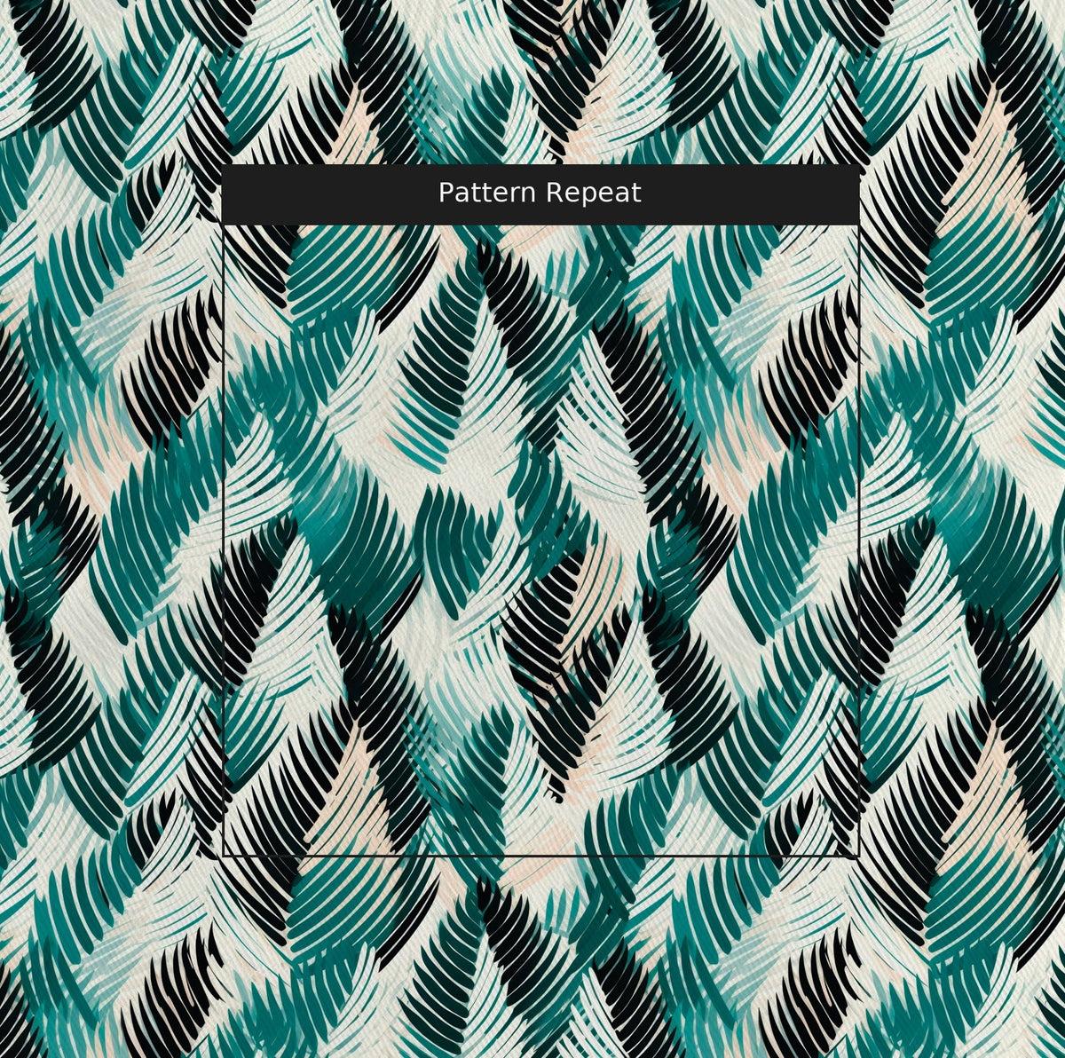 Lula Fern - Fabric - Painted Paper