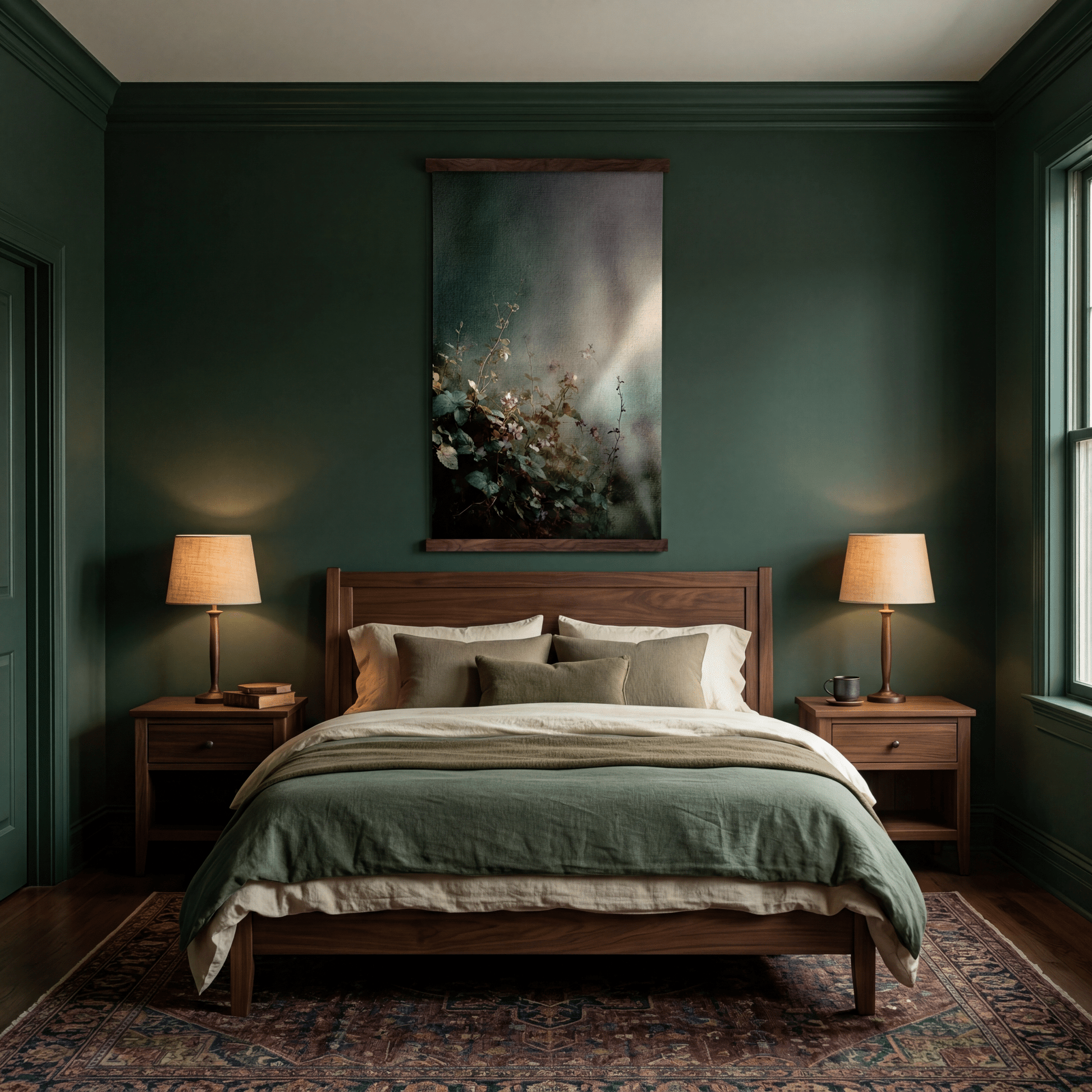 Lush Greenery - Tapestry - Painted Paper