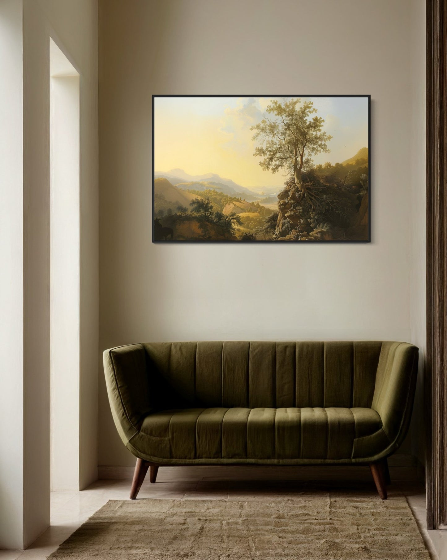 Luther Landscape Canvas Print - Painted Paper