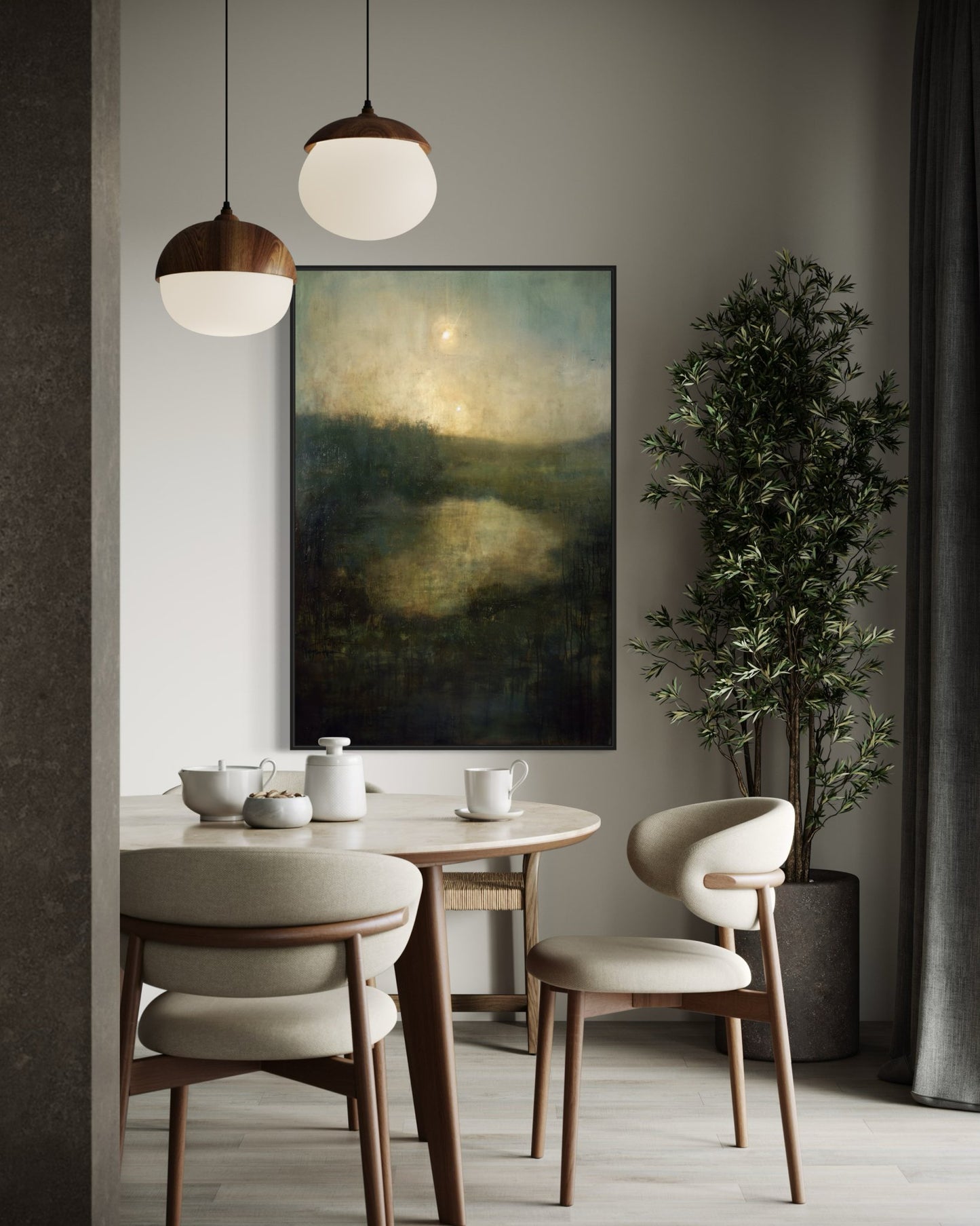 Lux Canvas Print - Painted Paper