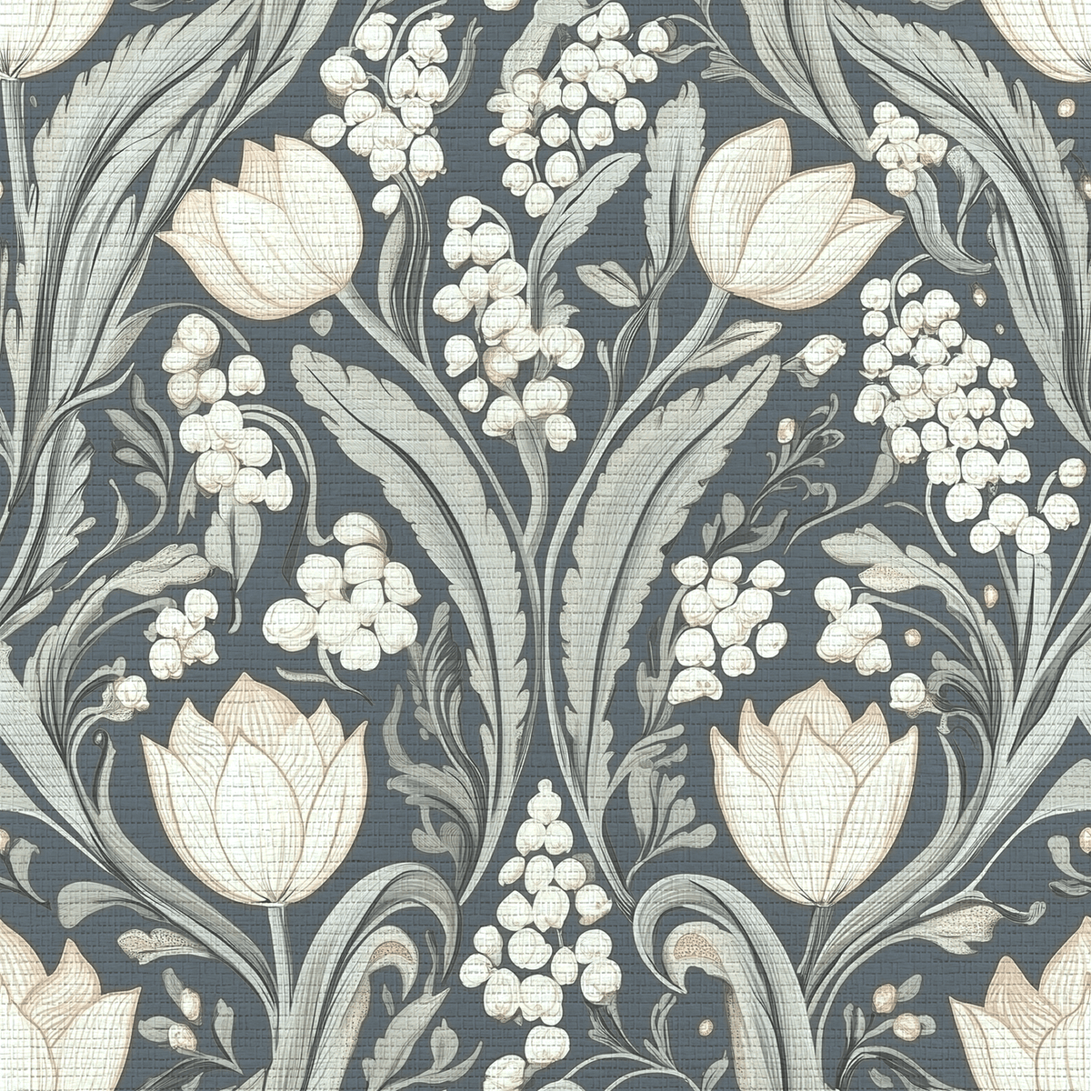 Lyria Faux Grasscloth Wallpaper - Painted Paper