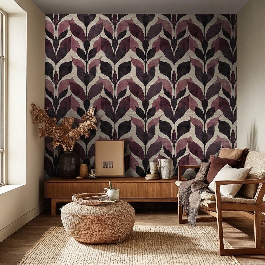 Lysandra Faux Grasscloth Wallpaper - Painted Paper