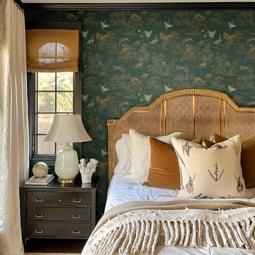 Madden Faux Grasscloth Wallpaper - Painted Paper