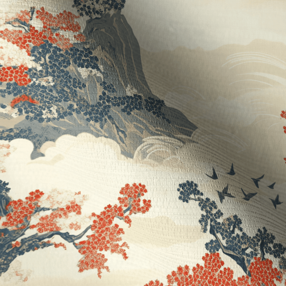 Maeve Faux Grasscloth Wallpaper - Painted Paper