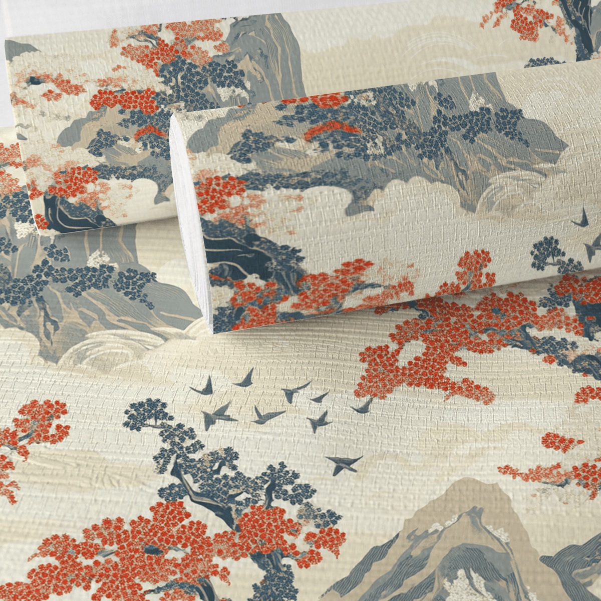Maeve Faux Grasscloth Wallpaper - Painted Paper