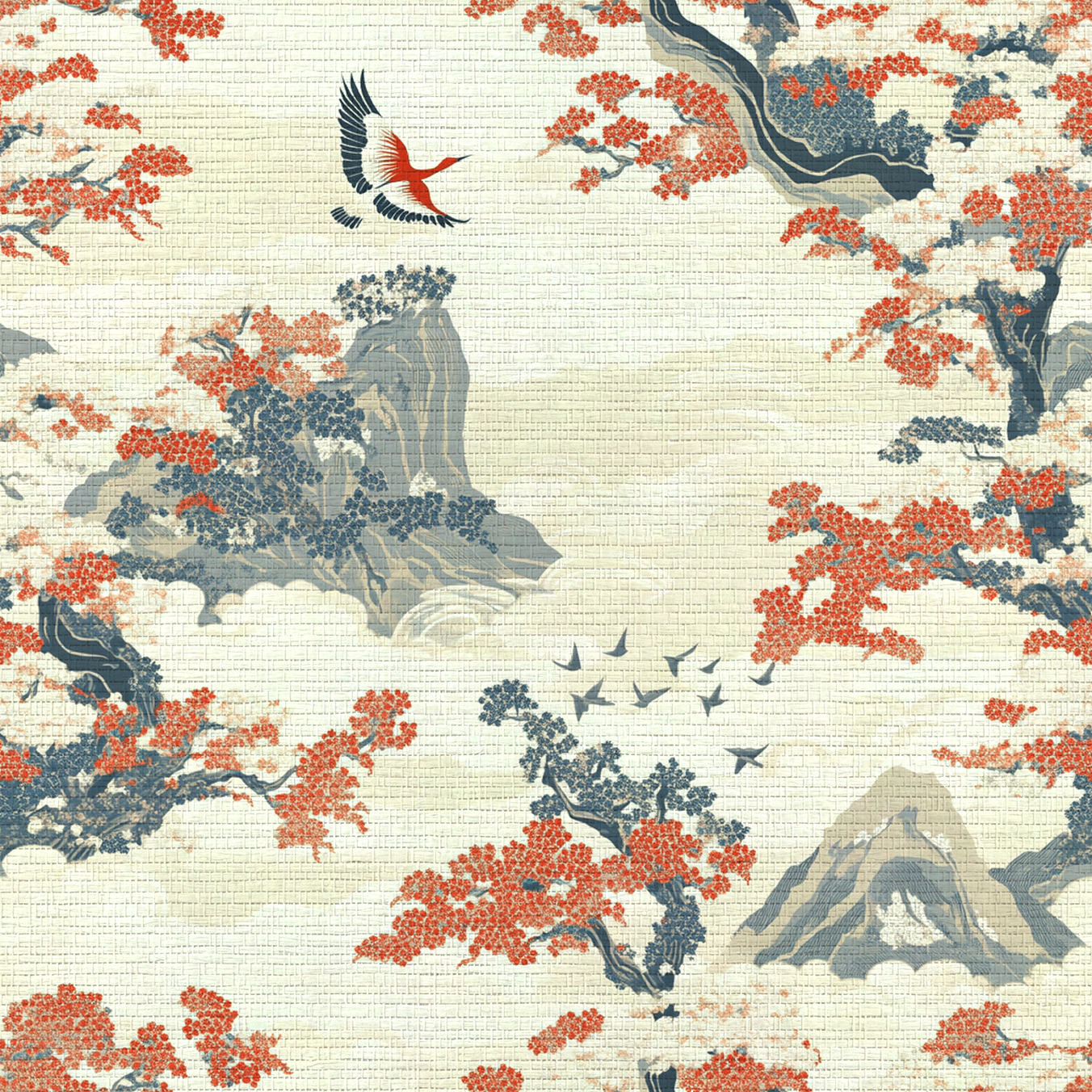 Maeve Faux Grasscloth Wallpaper