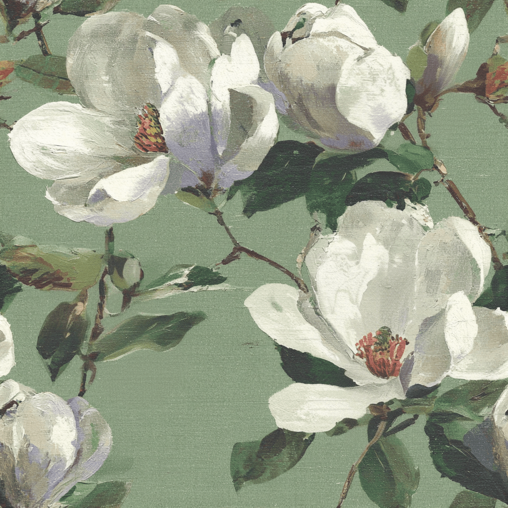 Magnoila Lane Wallpaper - Painted Paper