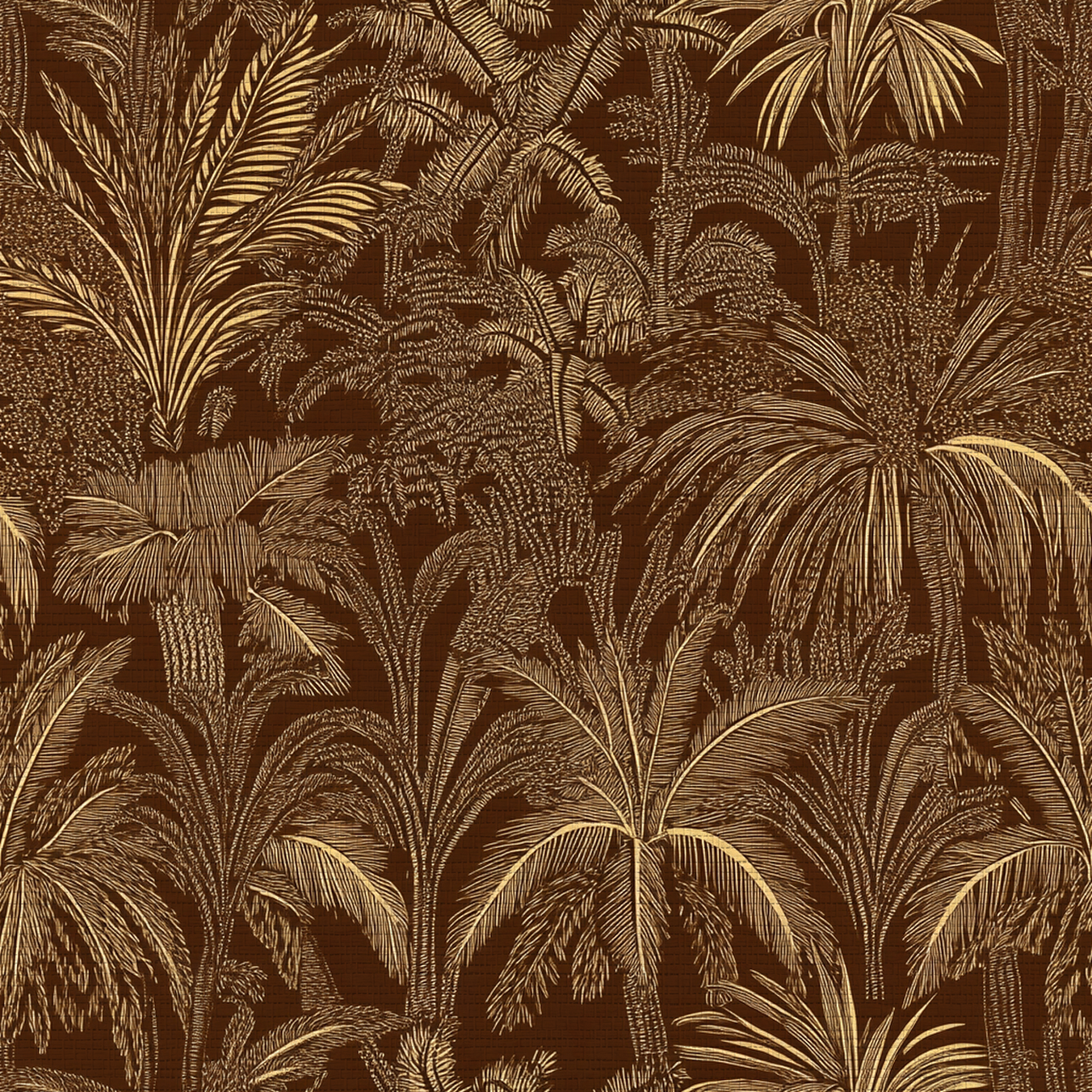 Mahogany Faux Grasscloth Wallpaper