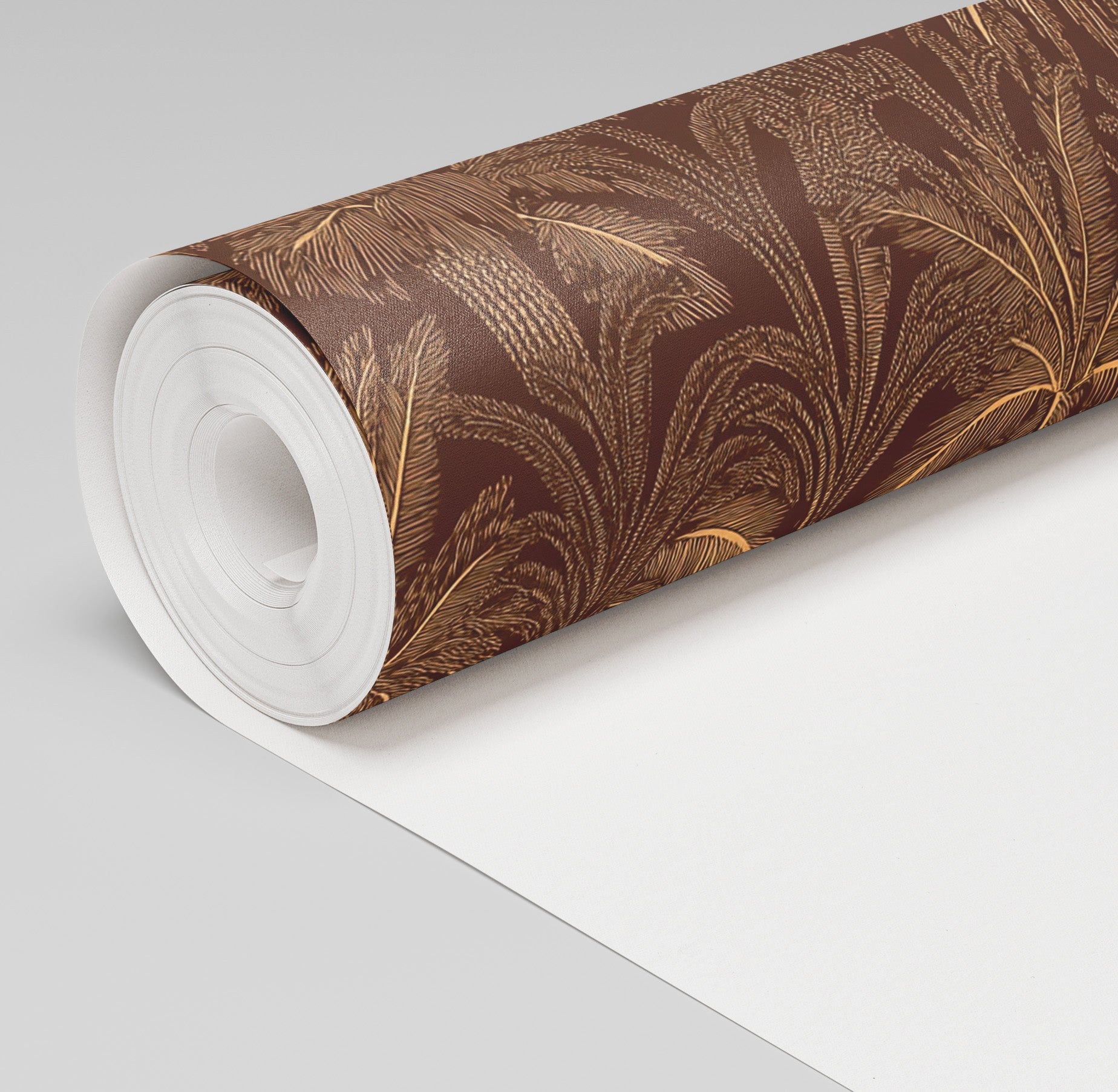 Mahogany Wallpaper - Painted Paper