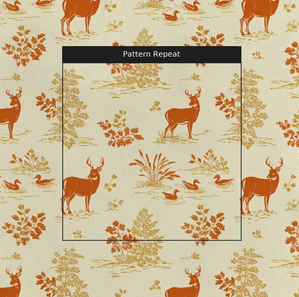 Mallard Grove - Fabric - Painted Paper
