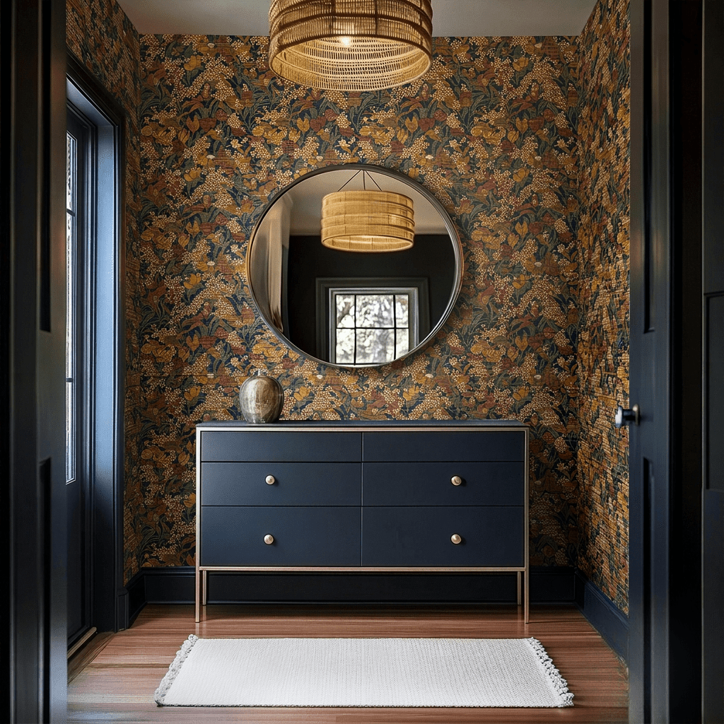 Marantha Faux Grasscloth Wallpaper - Painted Paper