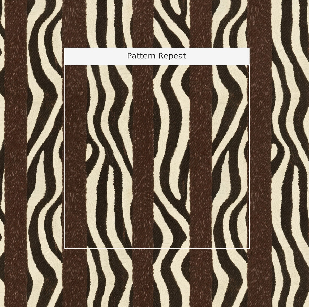 March Zebra Stripe - Fabric - Painted Paper