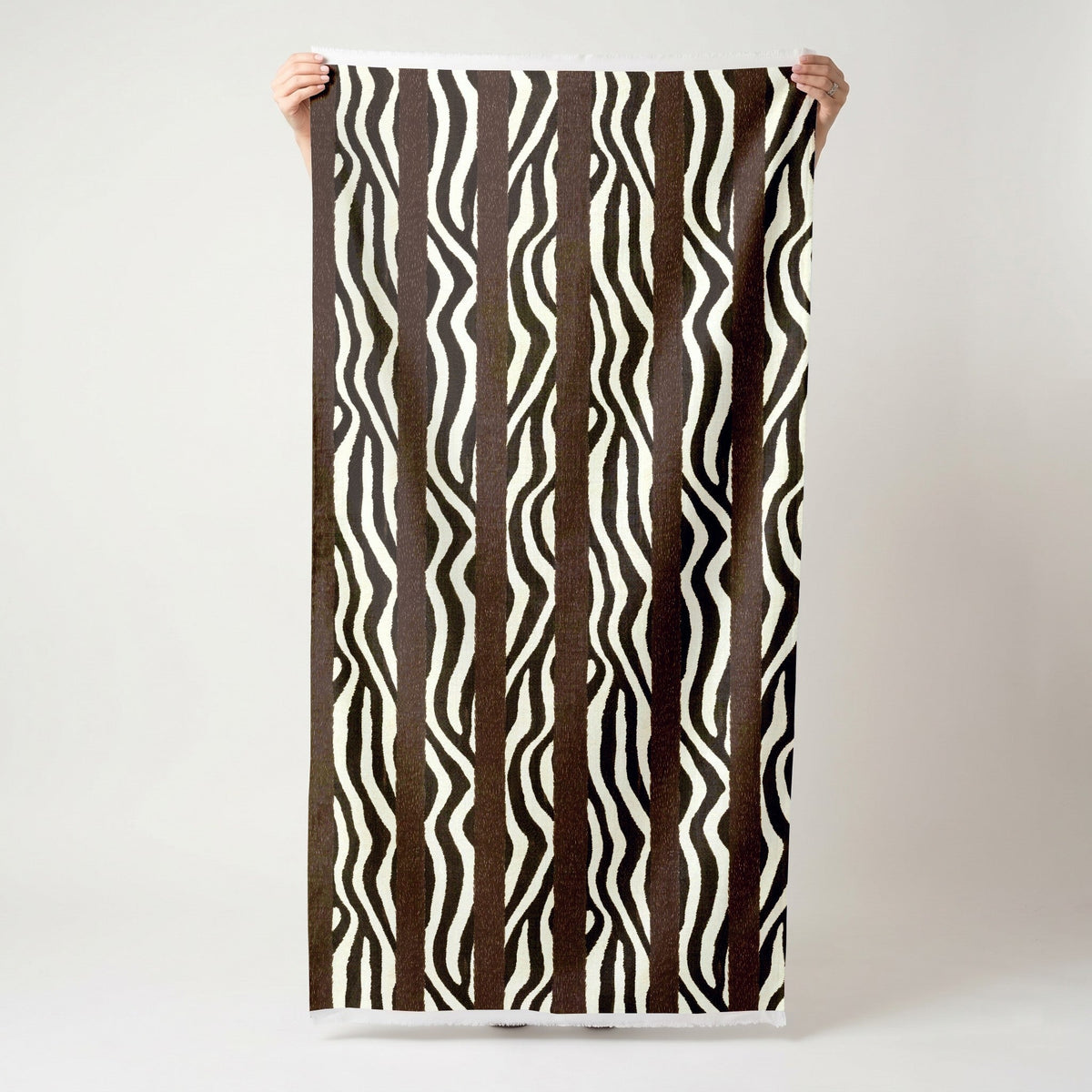 March Zebra Stripe - Fabric - Painted Paper