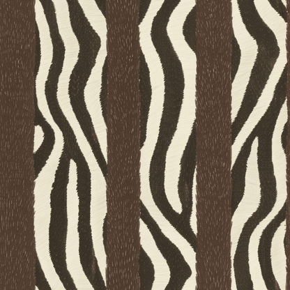 March Zebra Stripe Wallpaper - Painted Paper