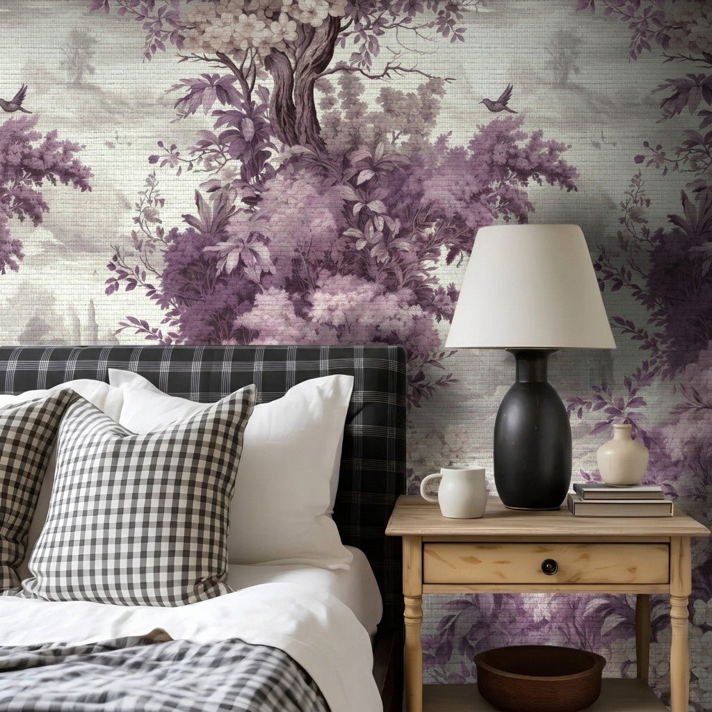 Margaret Faux Grasscloth Wallpaper - Painted Paper