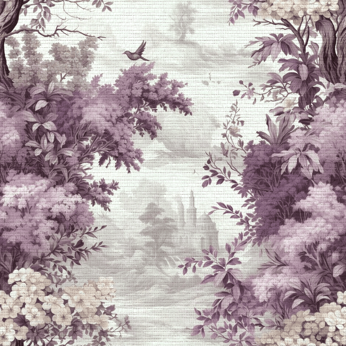 Margaret Faux Grasscloth Wallpaper - Painted Paper