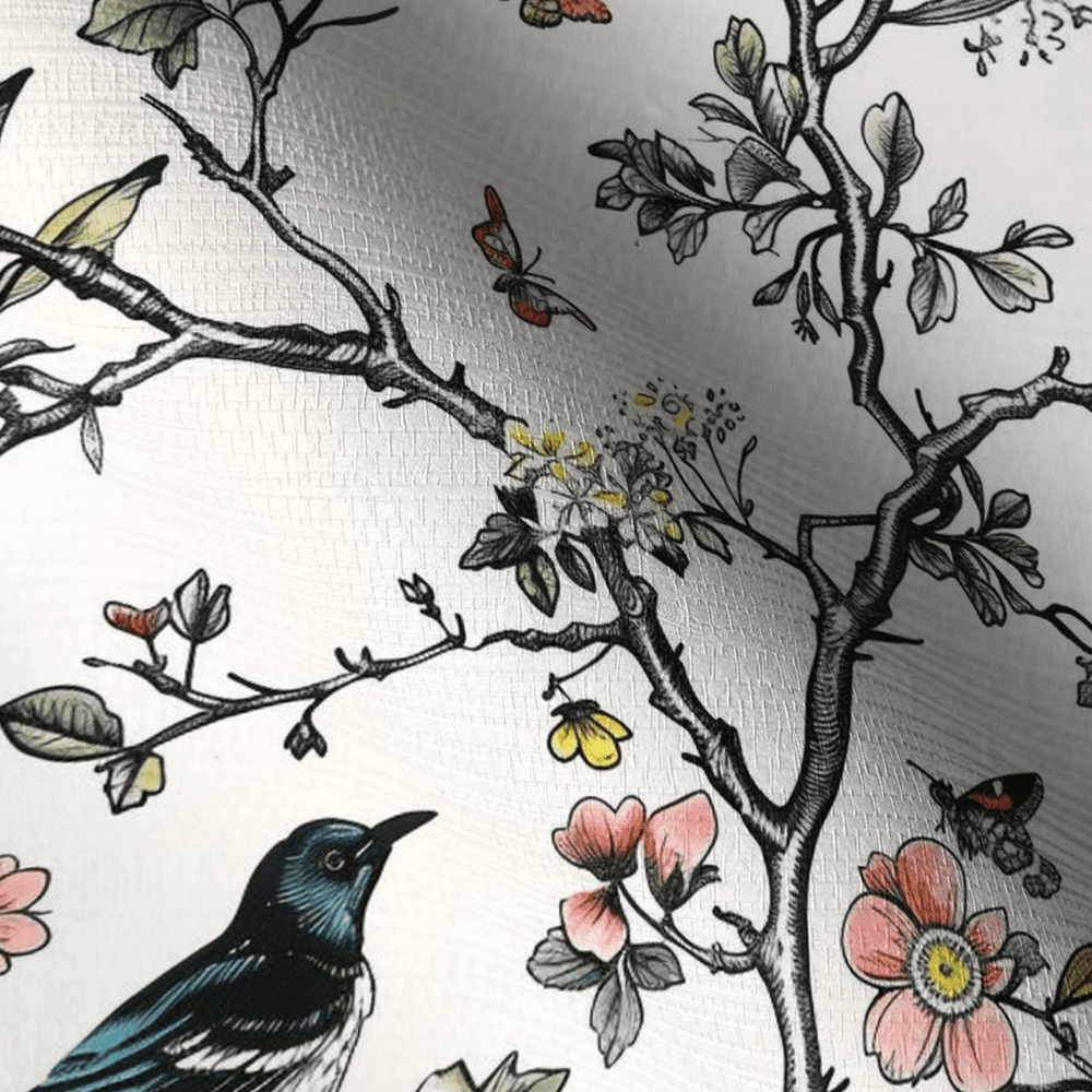 Marigold Faux Grasscloth Wallpaper - Painted Paper
