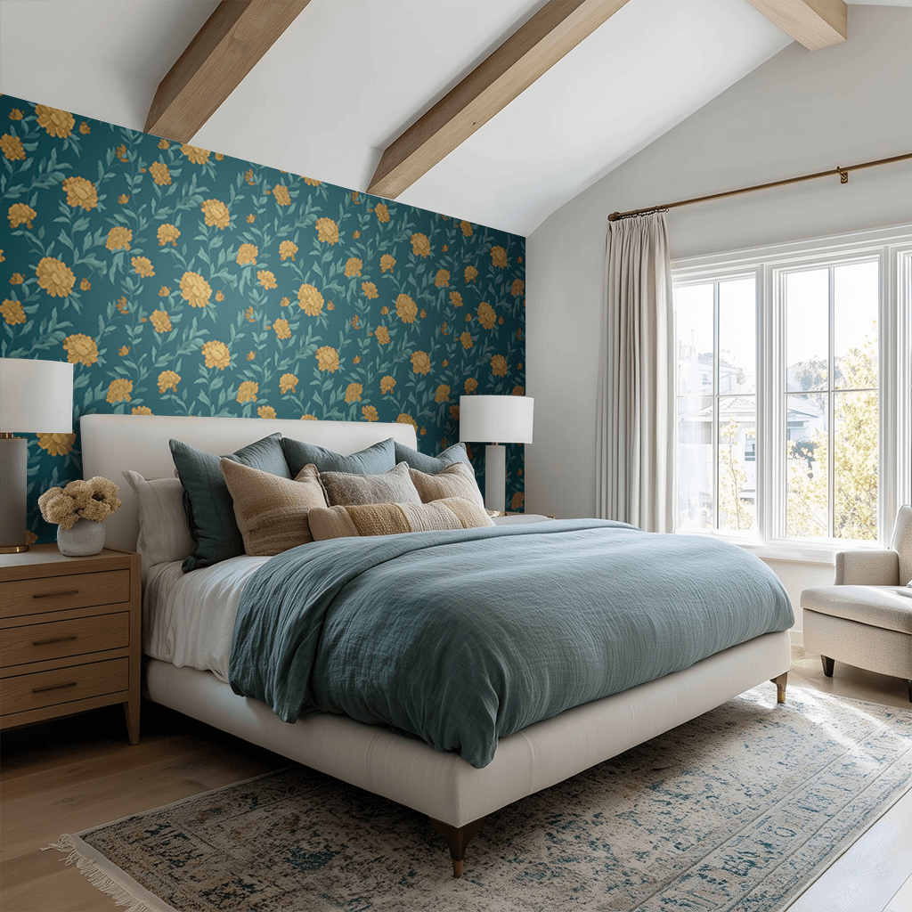 Marigold Manor Wallpaper - Painted Paper