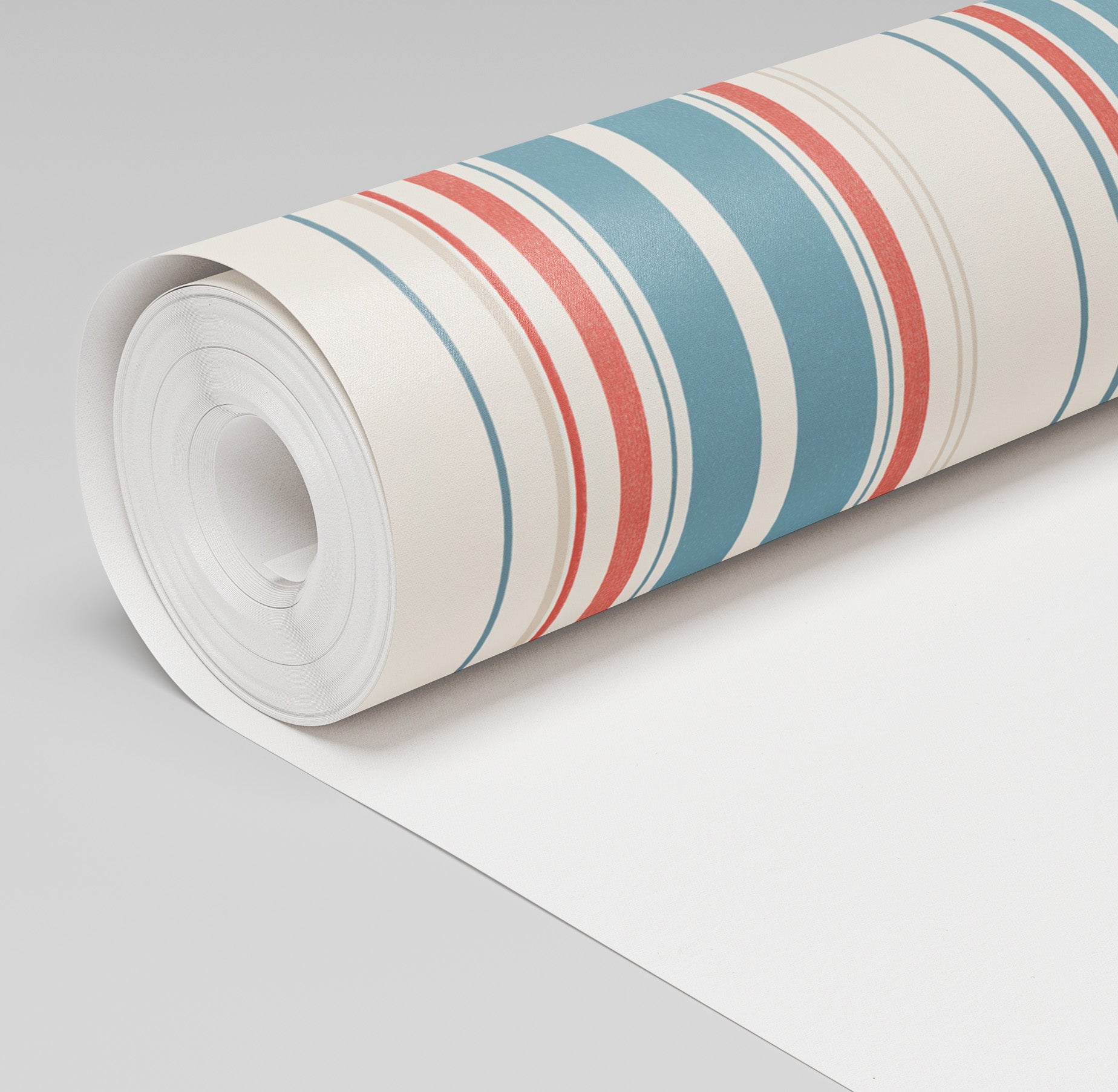 Mariner Stripe Wallpaper - Painted Paper