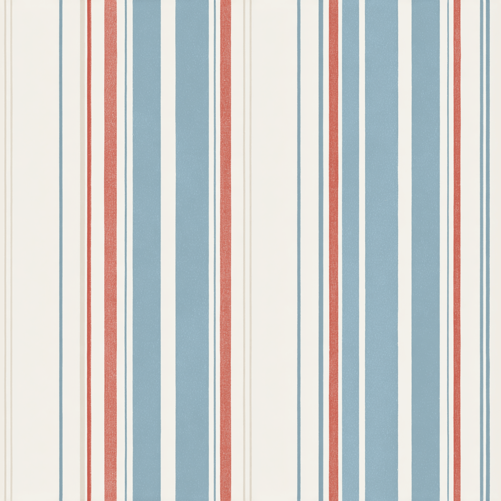 Mariner Stripe Wallpaper - Painted Paper