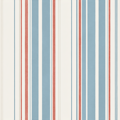 Mariner Stripe Wallpaper - Painted Paper